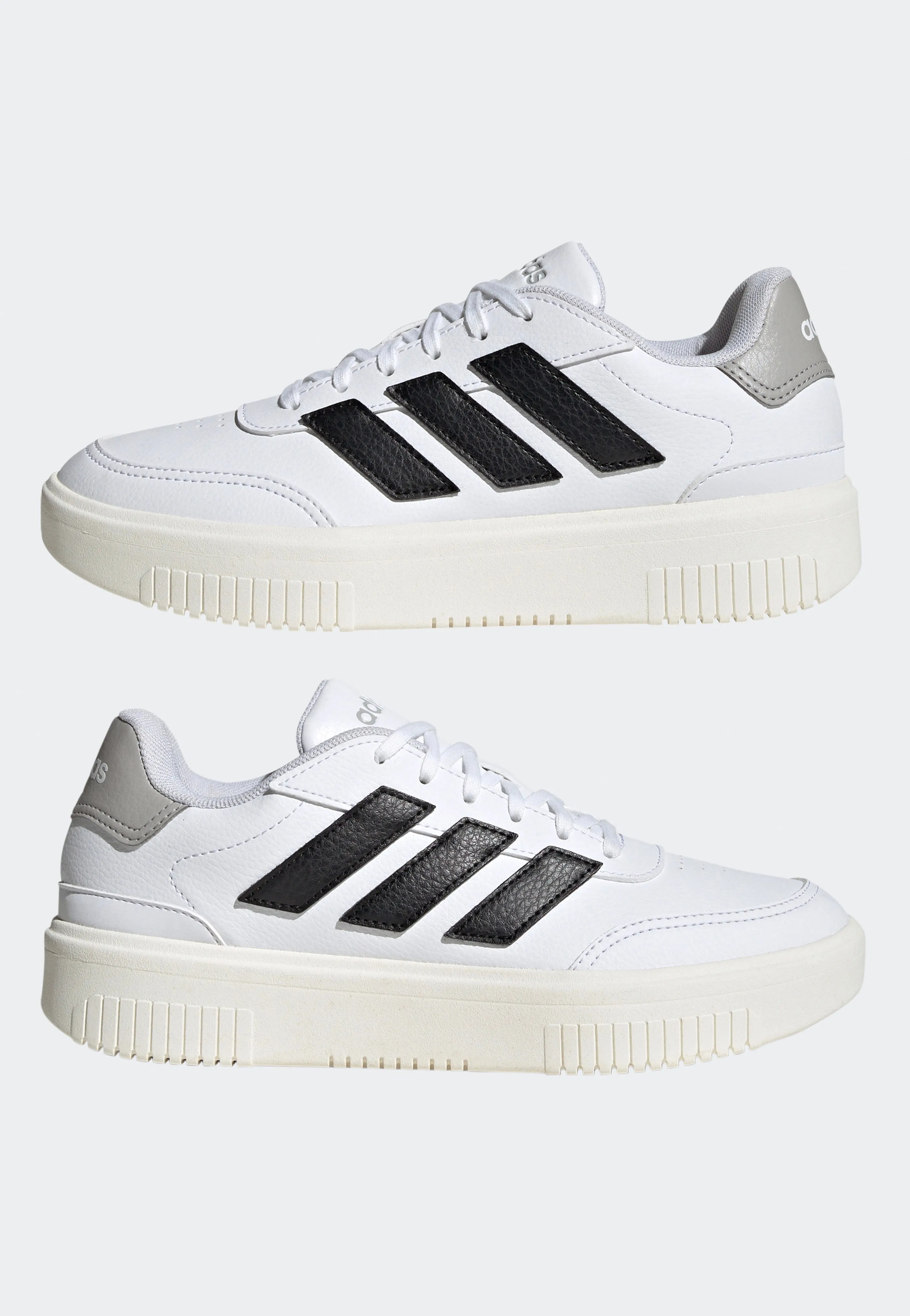 Adidas - Courtblock Bold Ftwwht/Cblack/Gretwo - Girl Shoes
