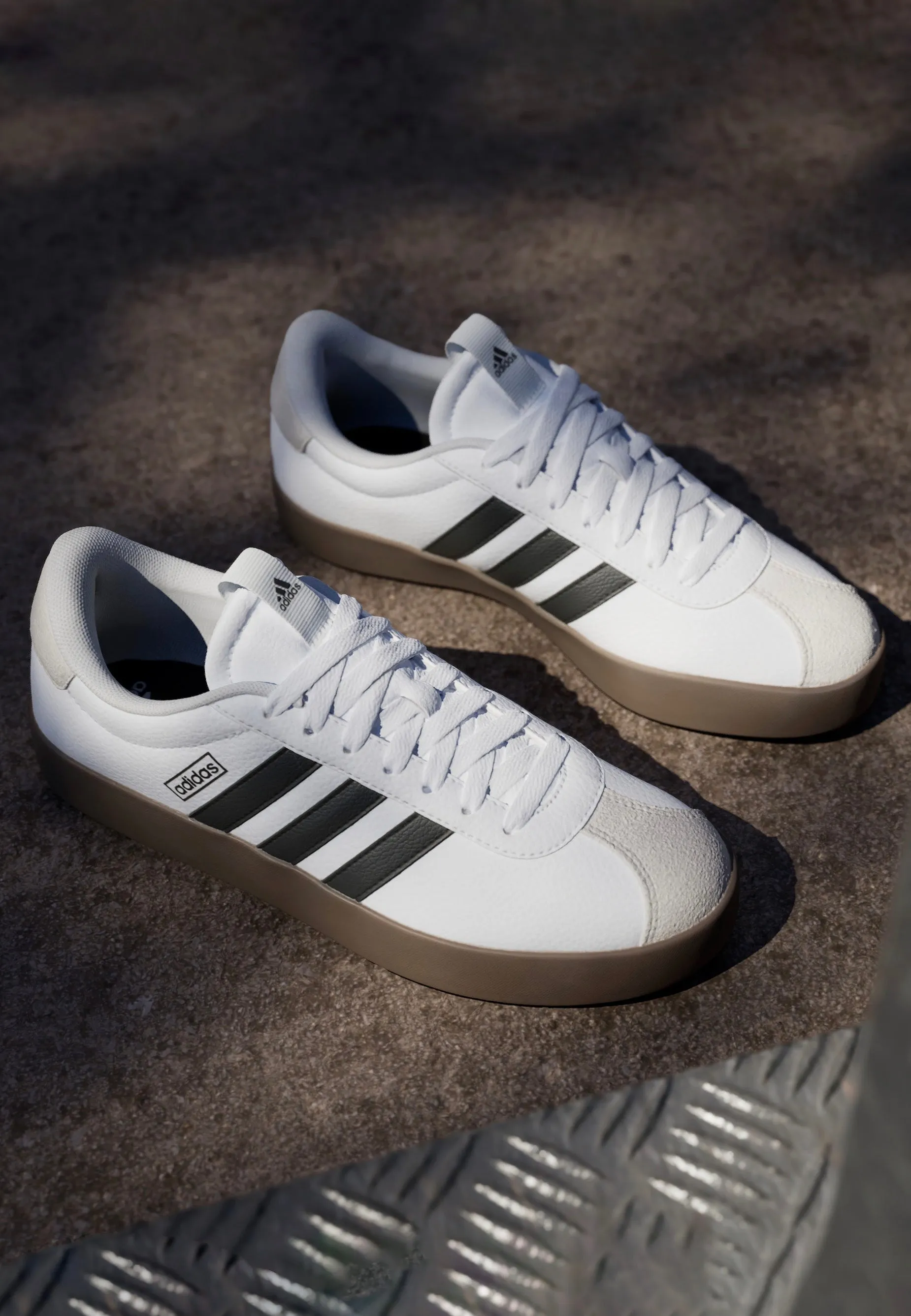 Adidas - Vl Court 3.0 Ftwwht/Cblack/Greone - Girl Shoes
