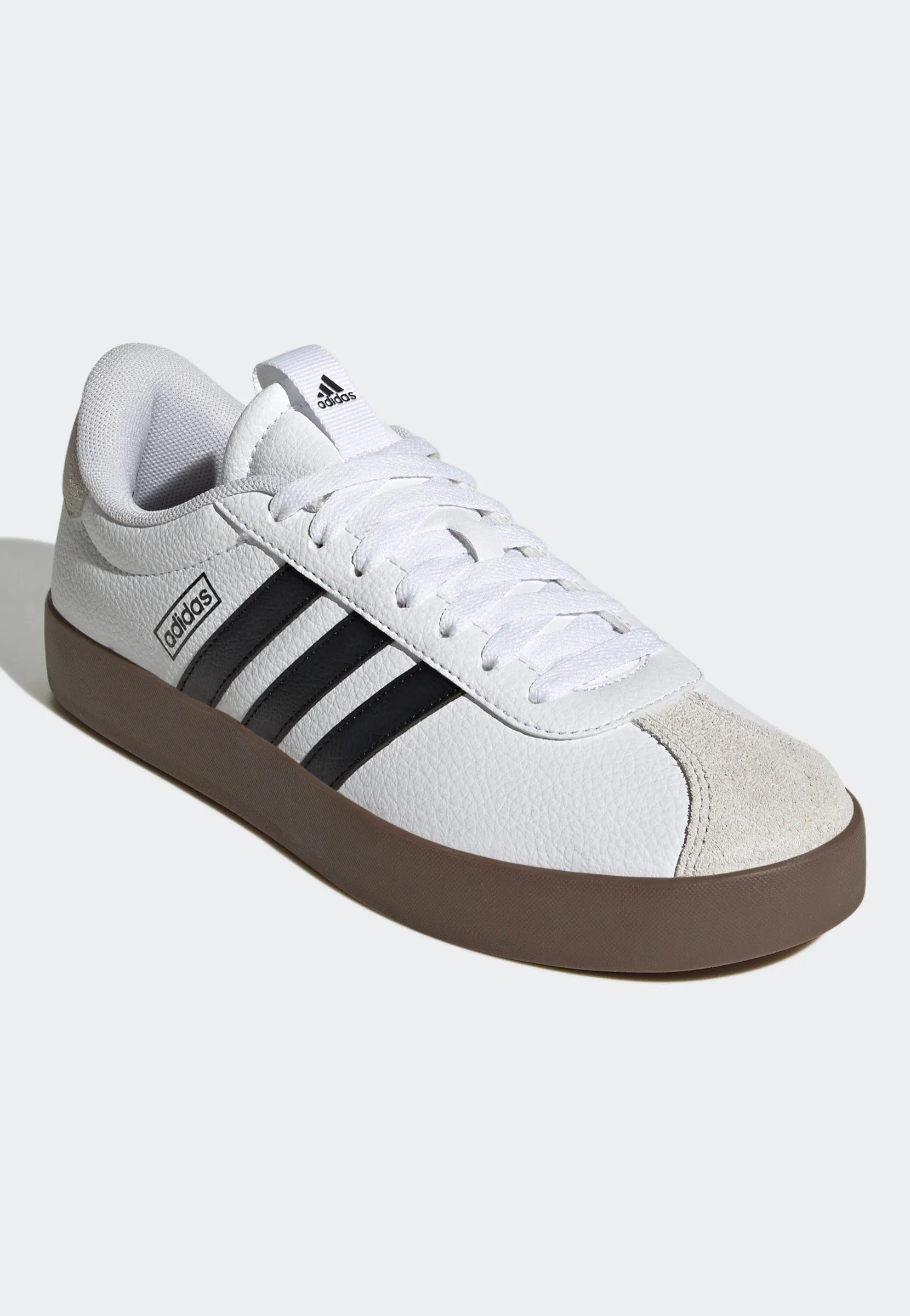 Adidas - Vl Court 3.0 Ftwwht/Cblack/Greone - Girl Shoes