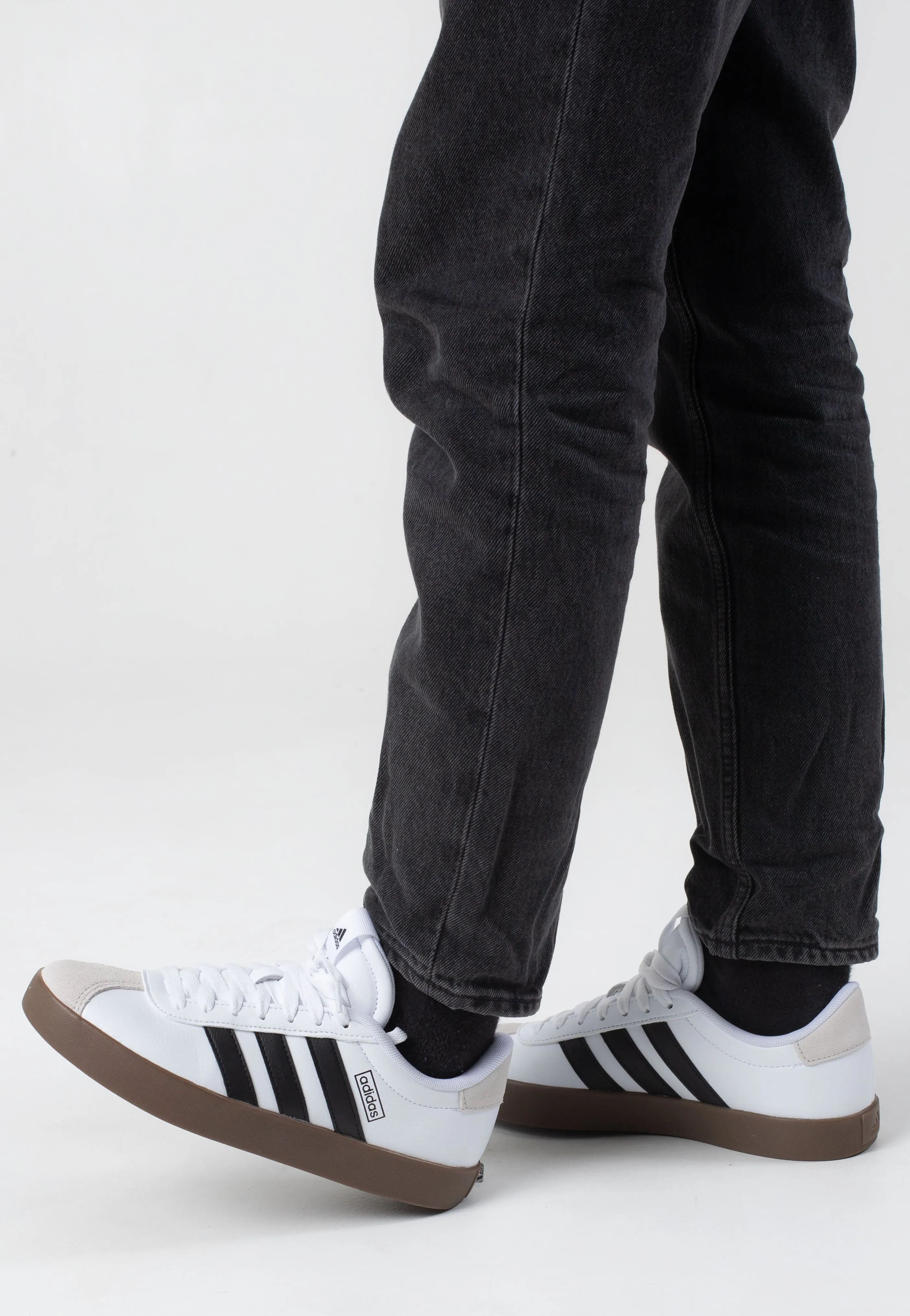 Adidas - Vl Court 3.0 Ftwwht/Cblack/Greone - Girl Shoes