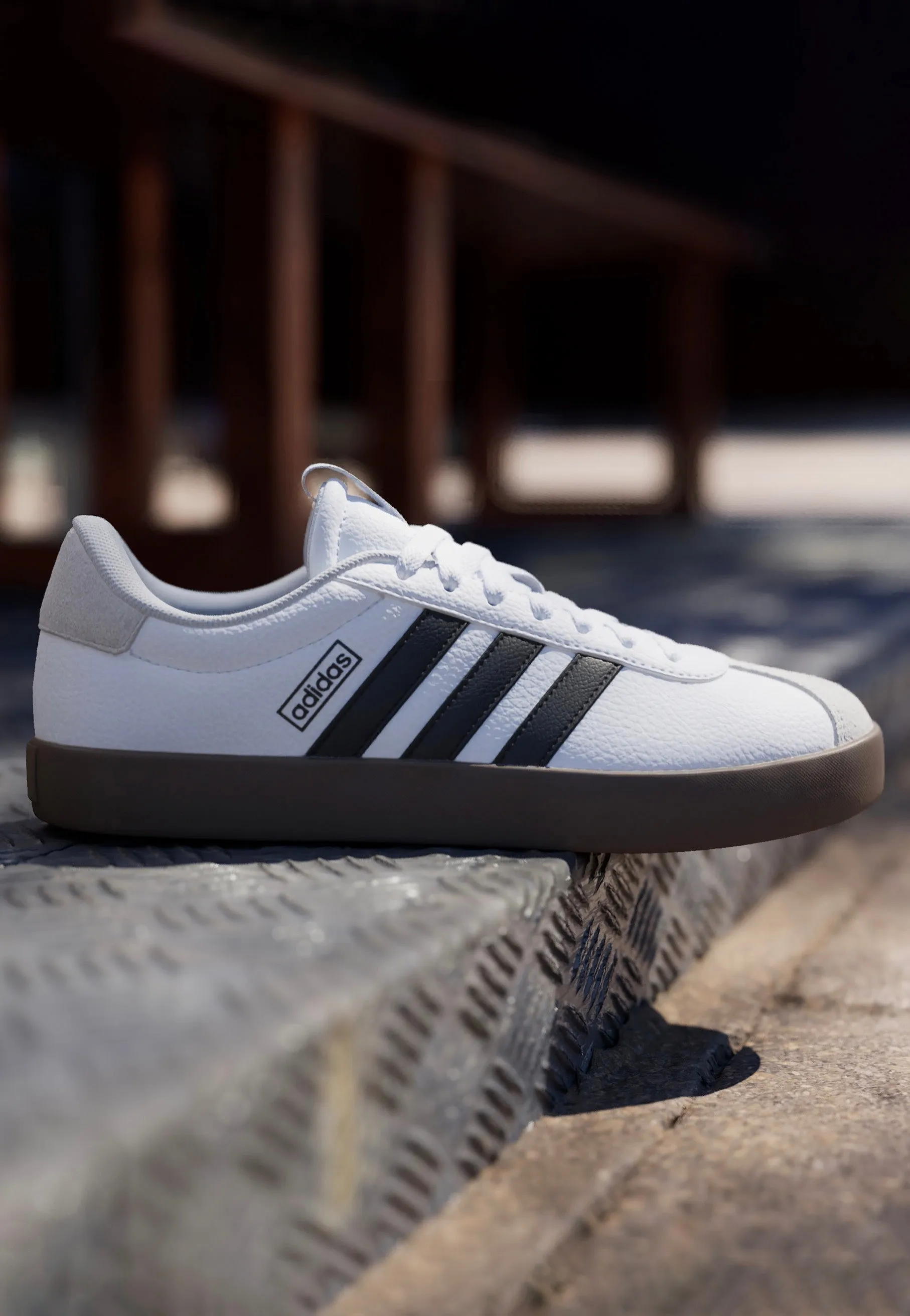 Adidas - Vl Court 3.0 Ftwwht/Cblack/Greone - Girl Shoes