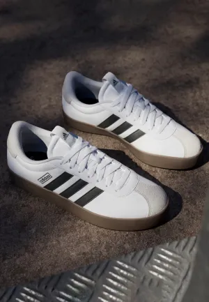 Adidas - Vl Court 3.0 Ftwwht/Cblack/Greone - Girl Shoes