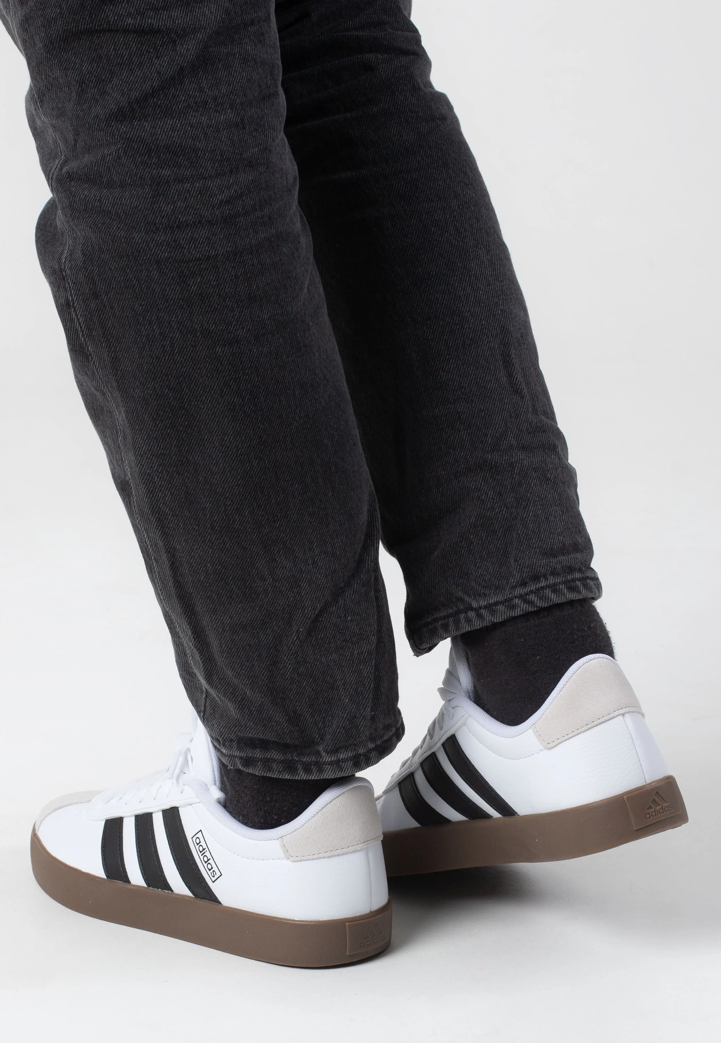 Adidas - Vl Court 3.0 Ftwwht/Cblack/Greone - Girl Shoes