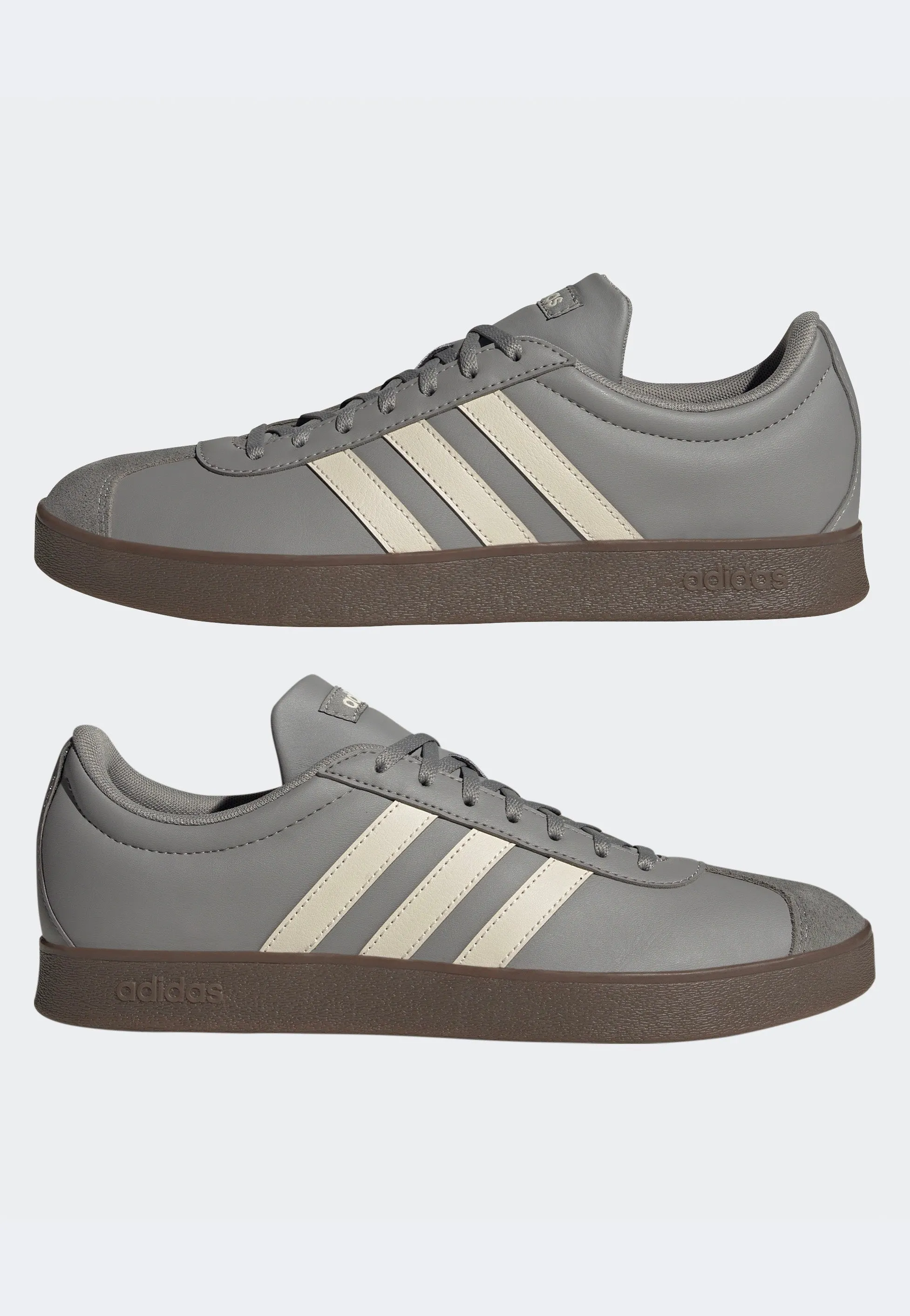 Adidas - Vl Court Base Chsogr/Alumin/Grefou - Shoes