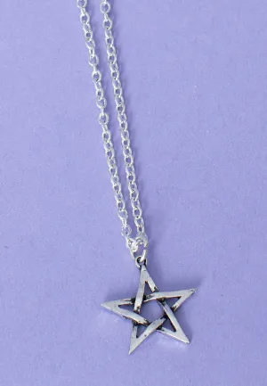 Alchemy England - Pentagram Silver - Necklace
