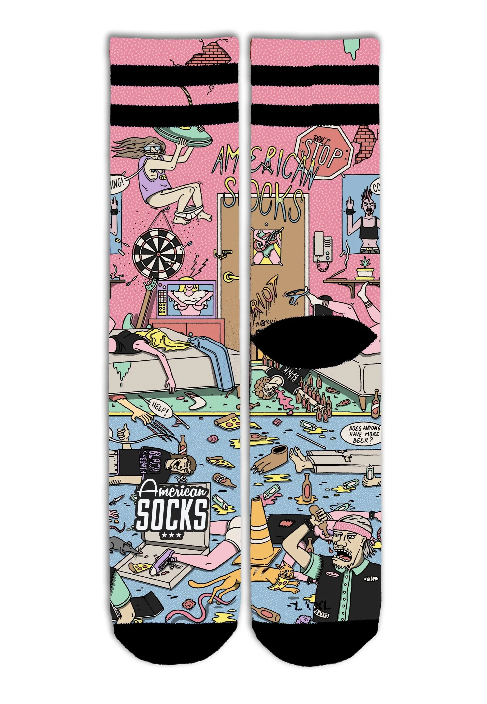 American Socks - American Pie Mid High  - Socks