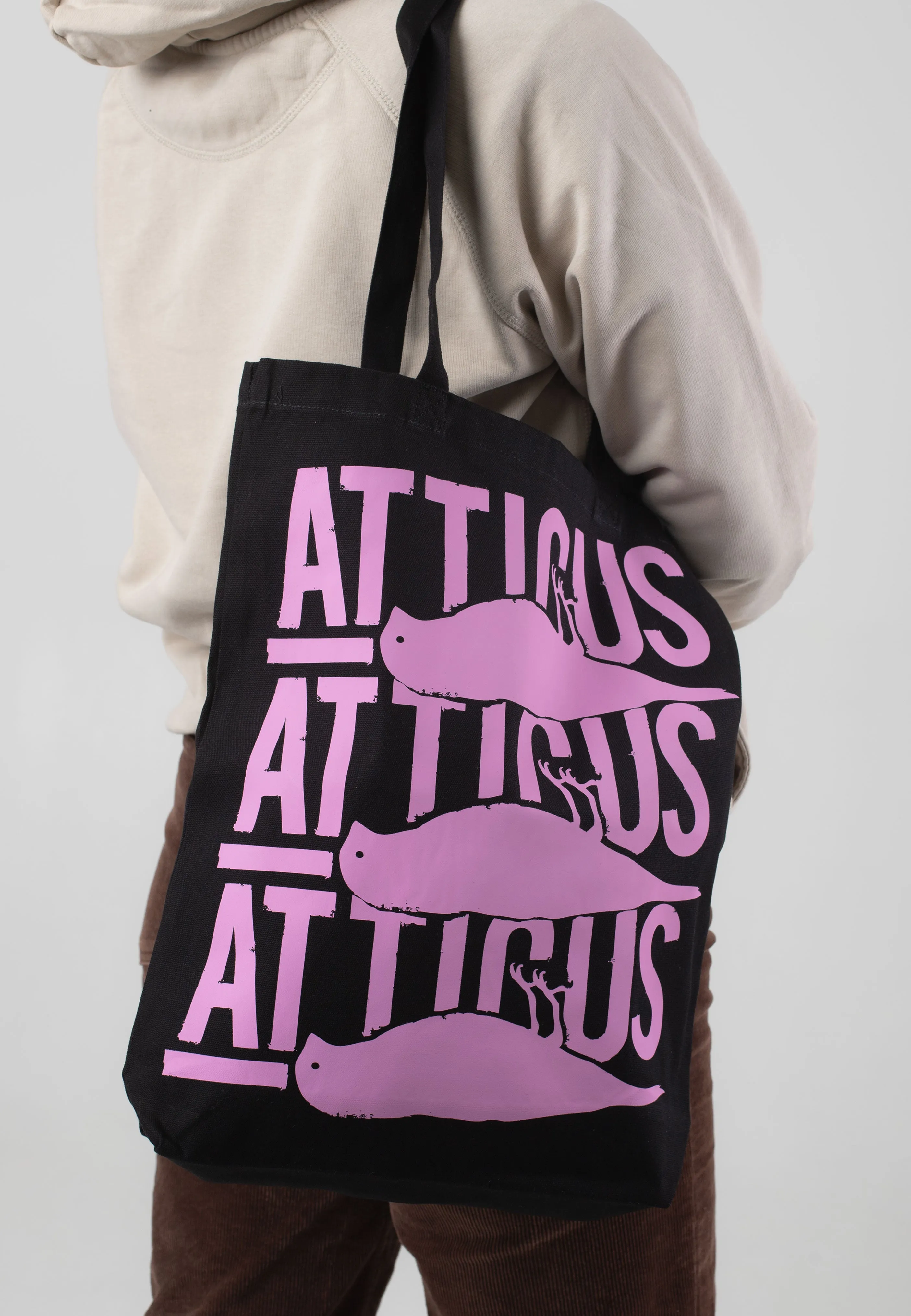 Atticus - Trifold Shopping Black - Bag