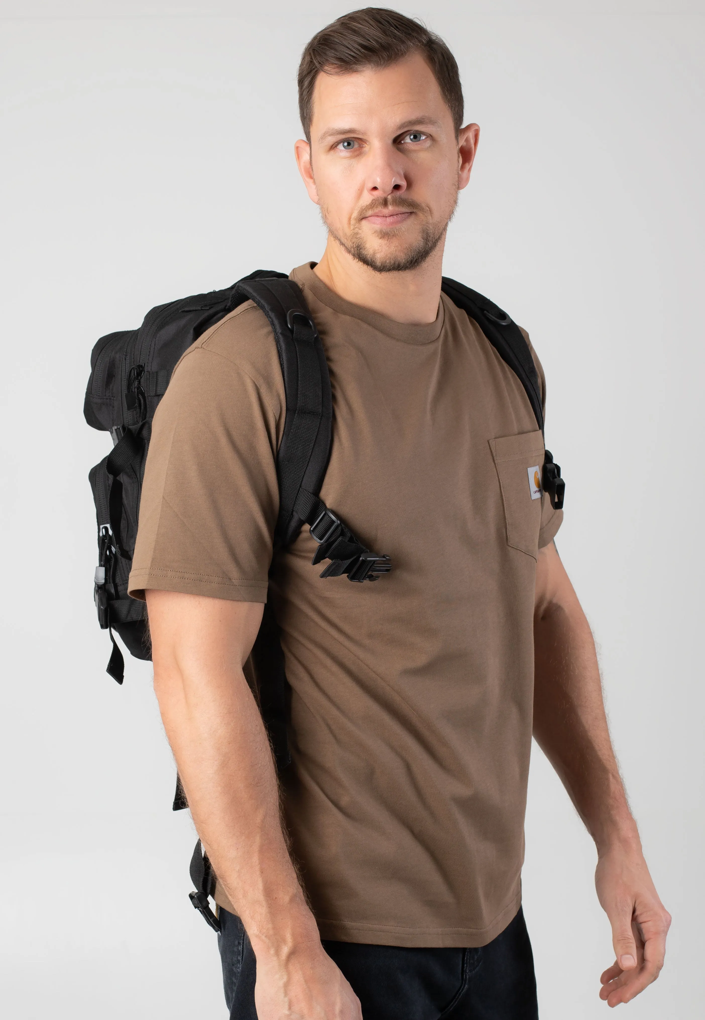 Brandit - Assault Pack Medium Black - Backpack