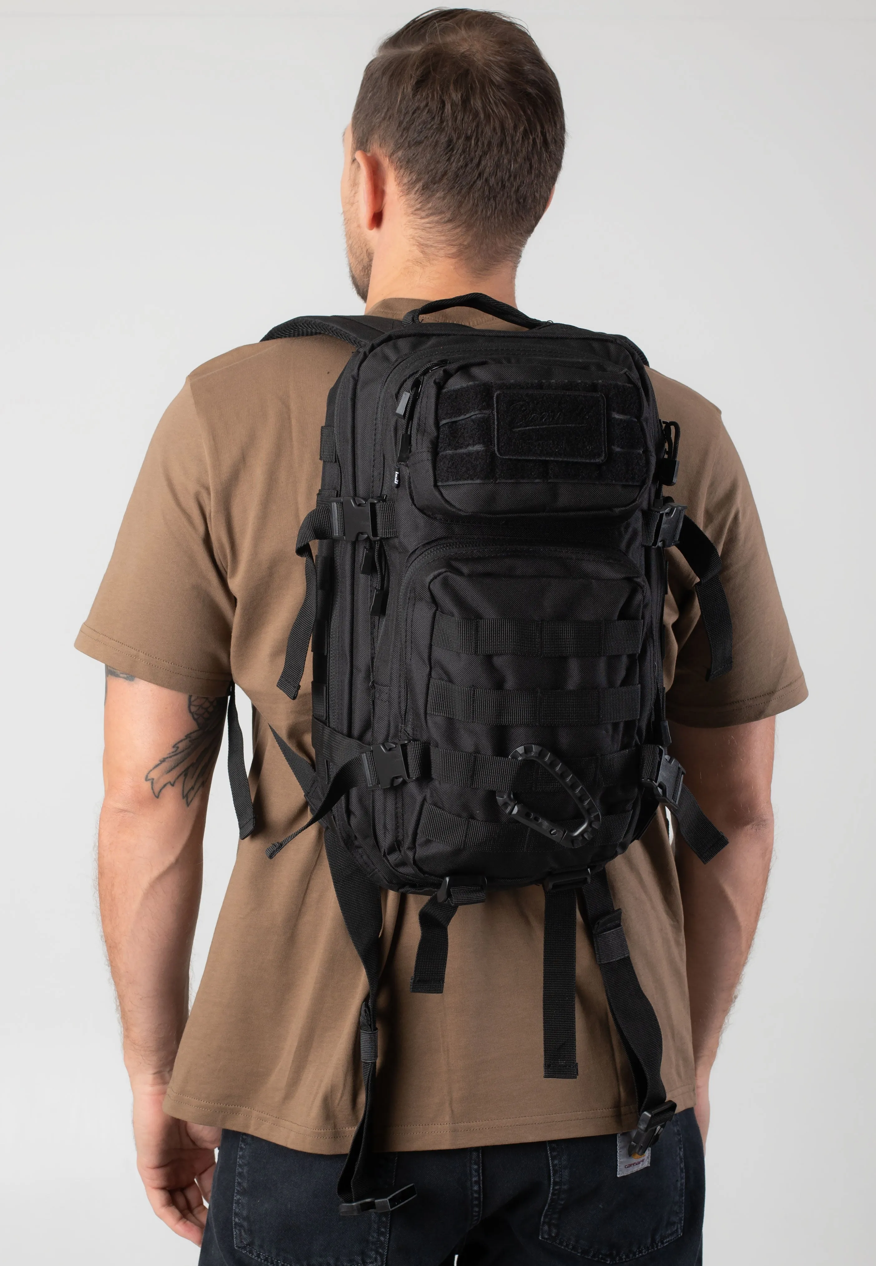Brandit - Assault Pack Medium Black - Backpack