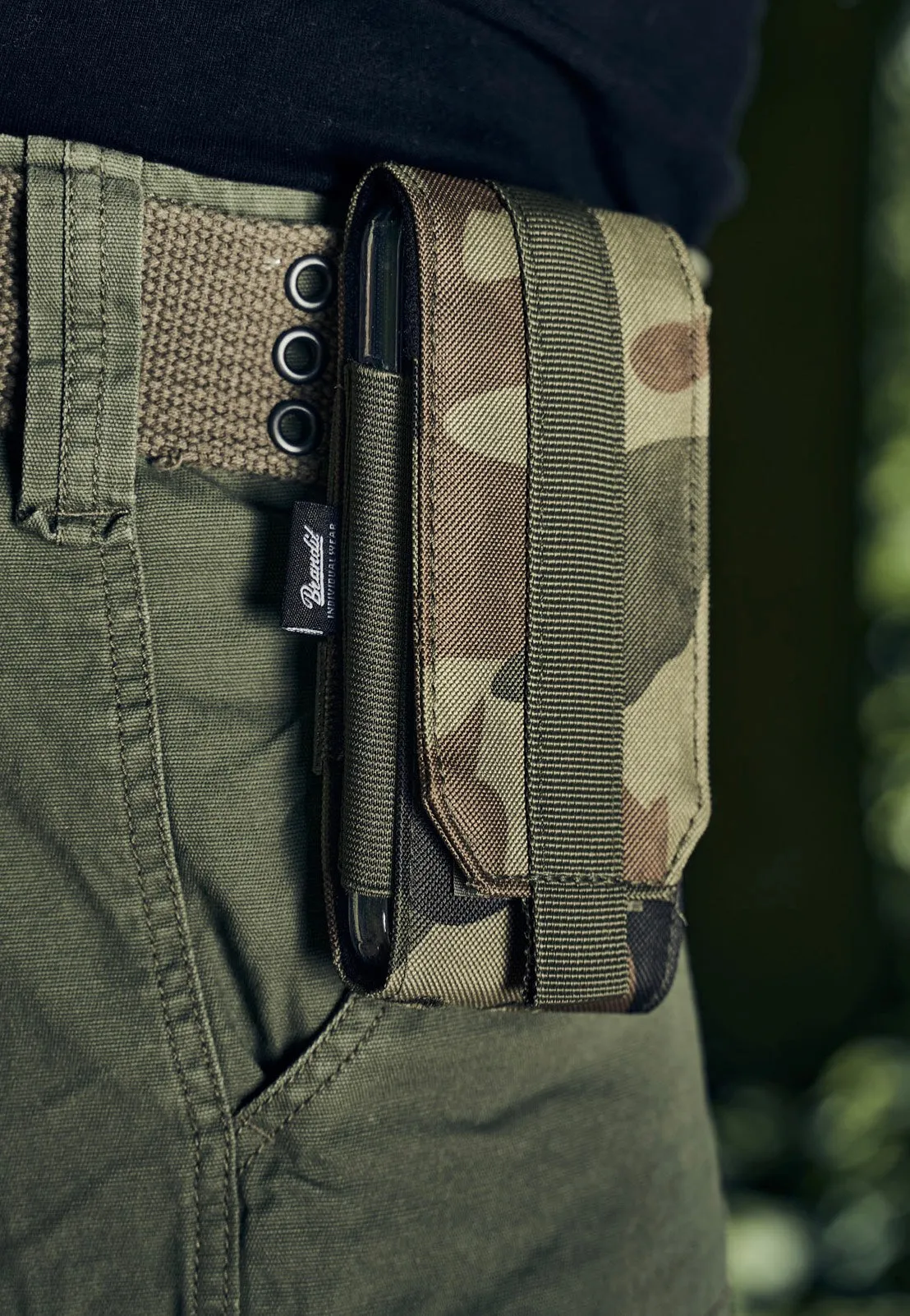 Brandit - Molle Large Darkcamo - Phone Bag