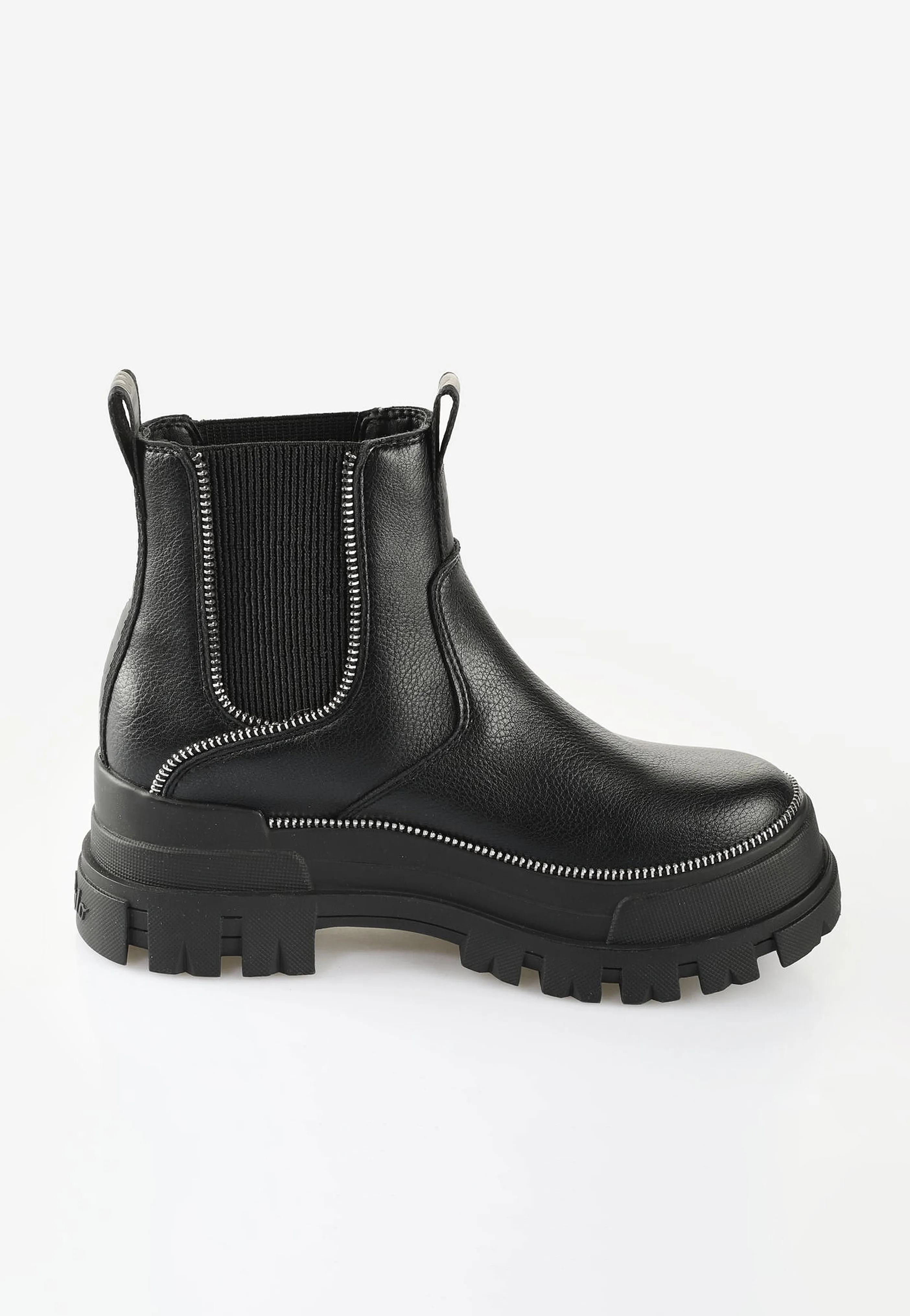 Buffalo - Aspha Chelsea Zip Black - Girl Shoes