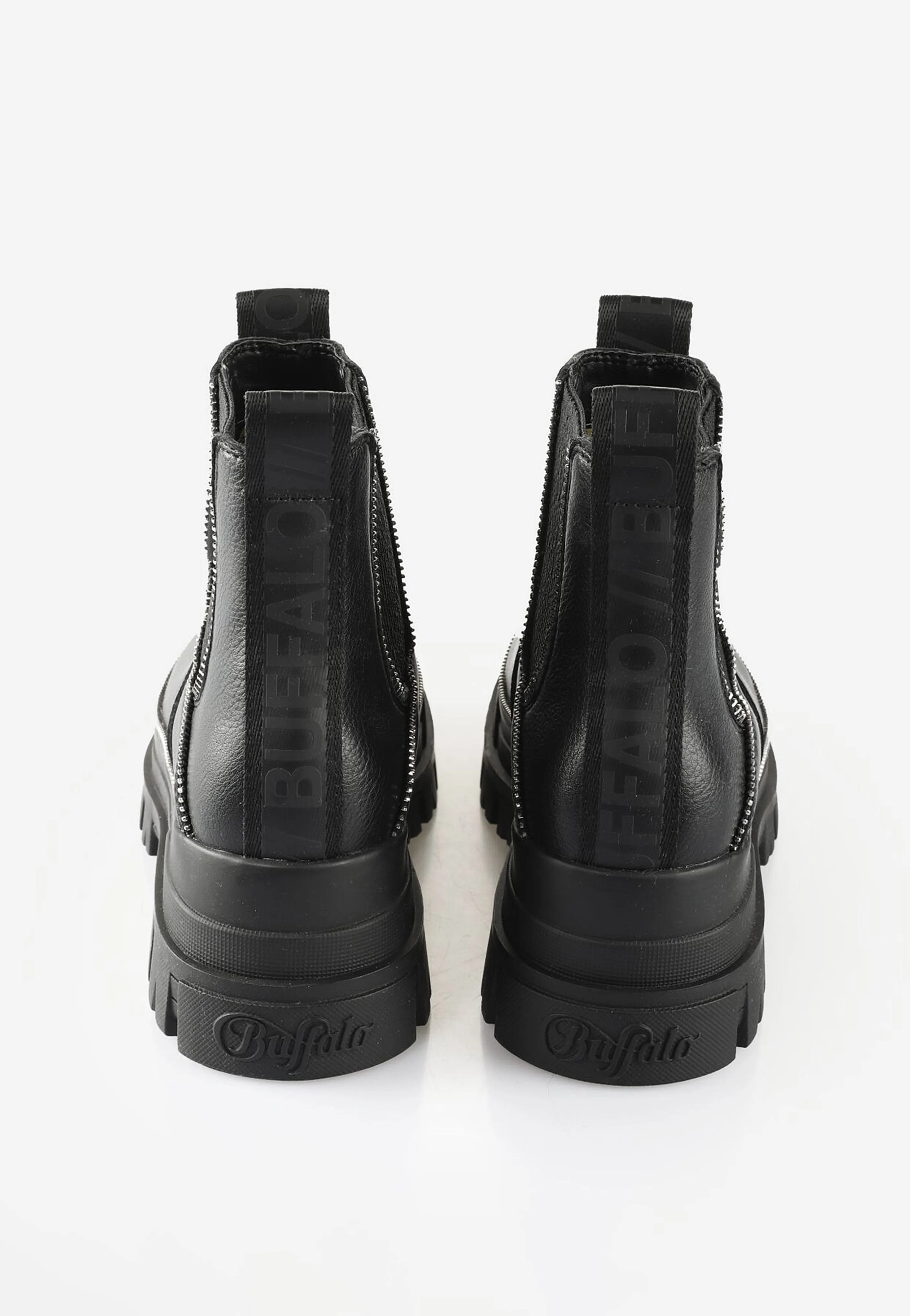 Buffalo - Aspha Chelsea Zip Black - Girl Shoes