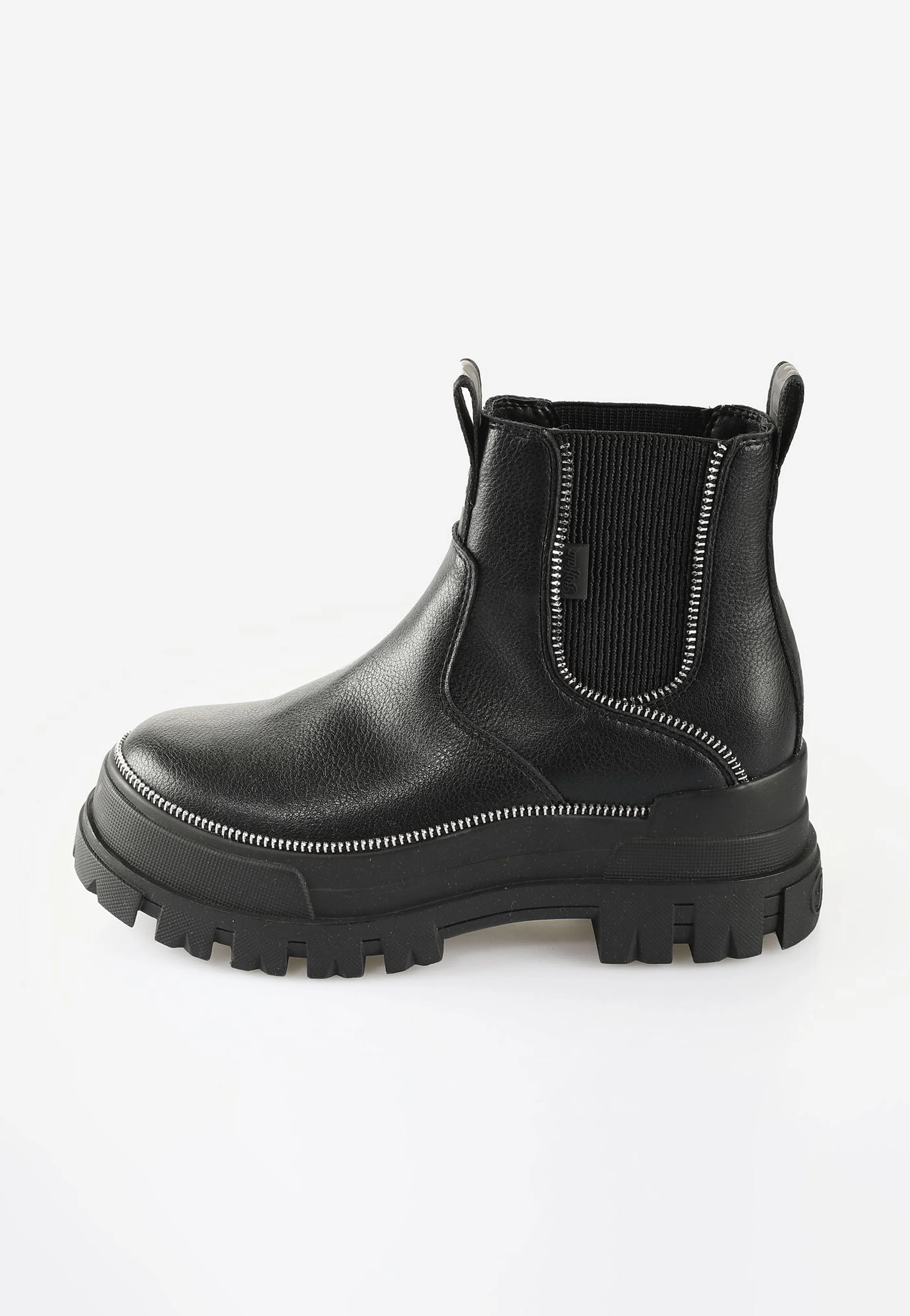 Buffalo - Aspha Chelsea Zip Black - Girl Shoes