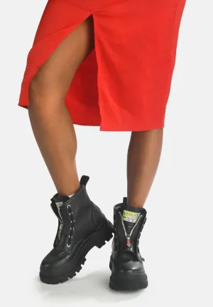 Buffalo - Aspha Zip Black - Girl Shoes