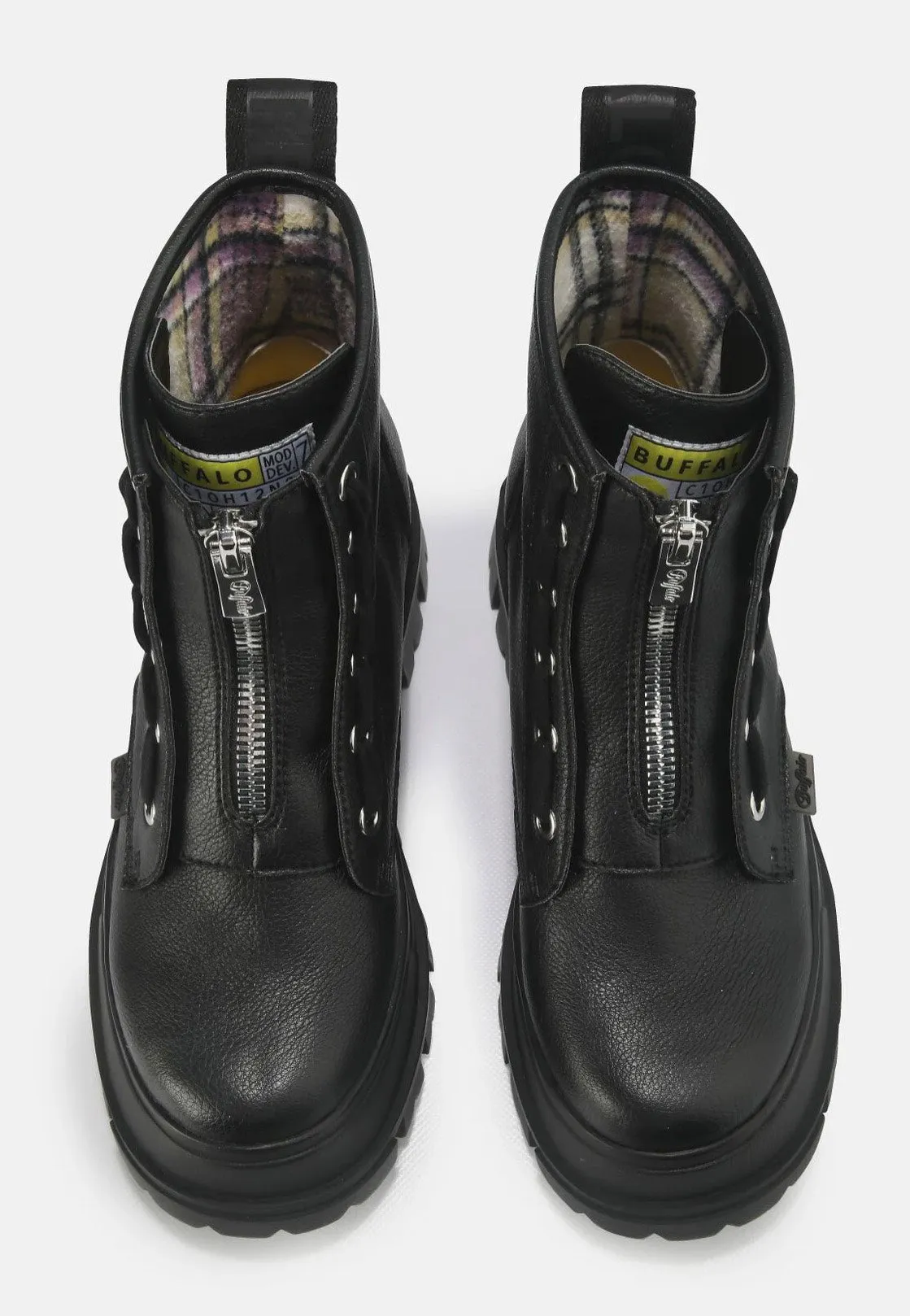 Buffalo - Aspha Zip Black - Girl Shoes