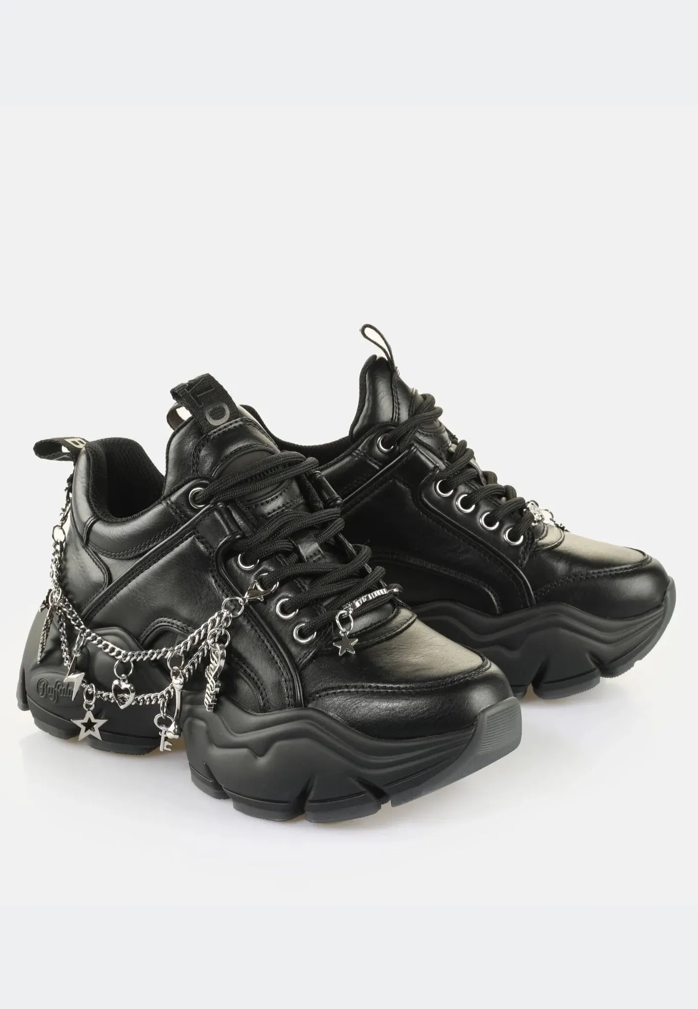 Buffalo - Binary Charm Vegan Nappa Black - Girl Shoes