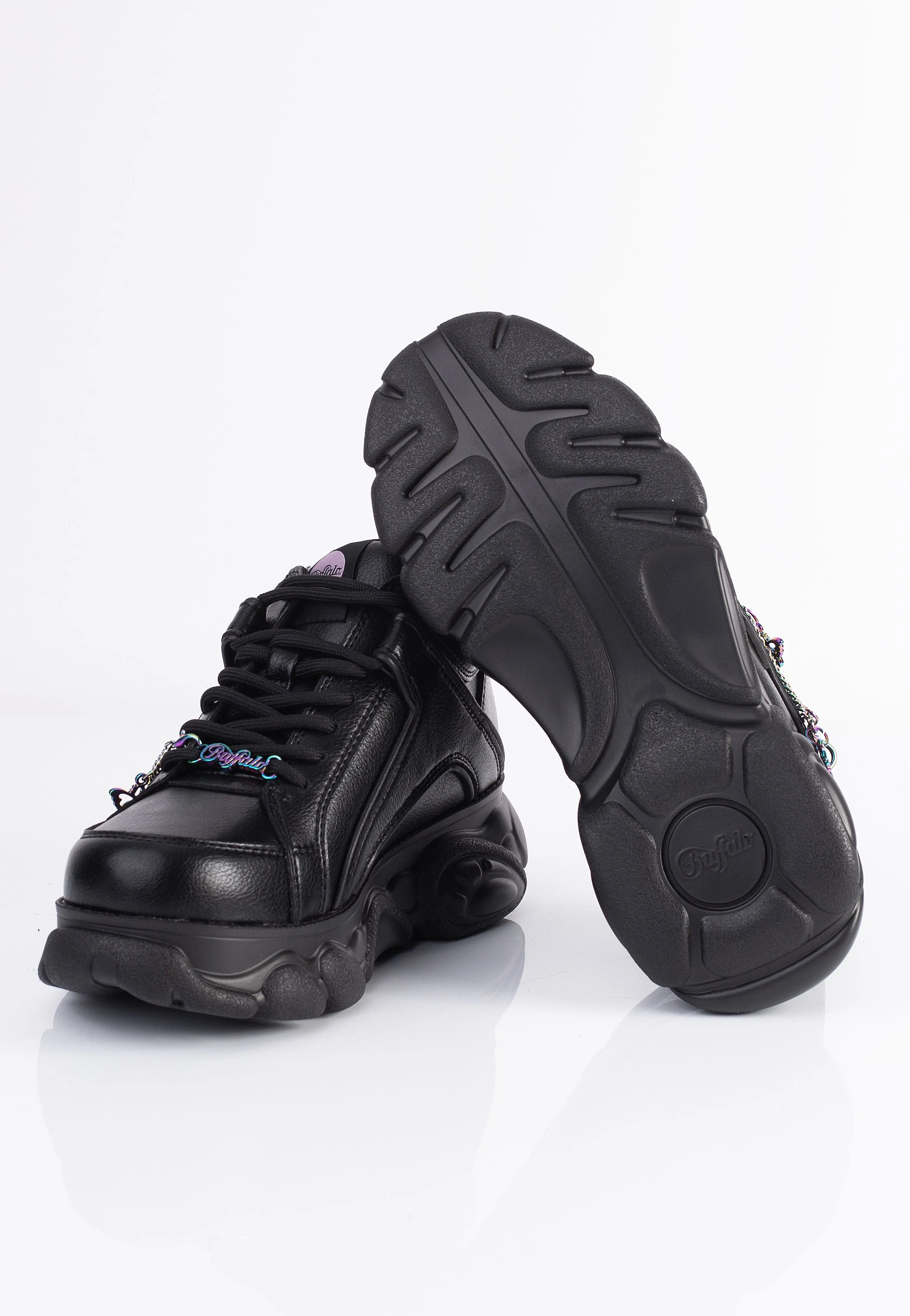 Buffalo - Cld Corin Chain Butterfly Vegan Nappa Black/Multi - Girl Shoes