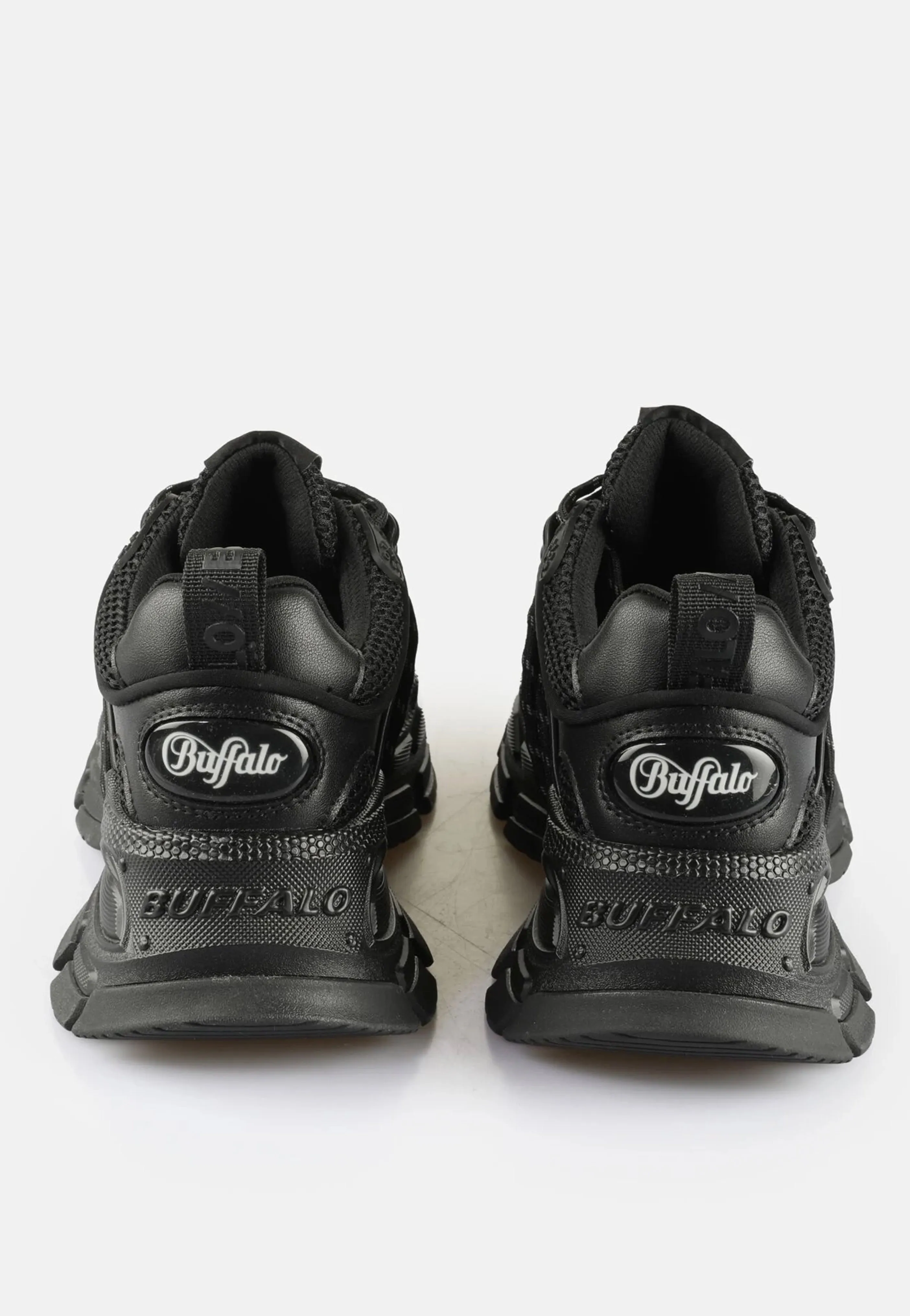 Buffalo - Saturn Lace Vegan Nappa/Mesh Black - Girl Shoes