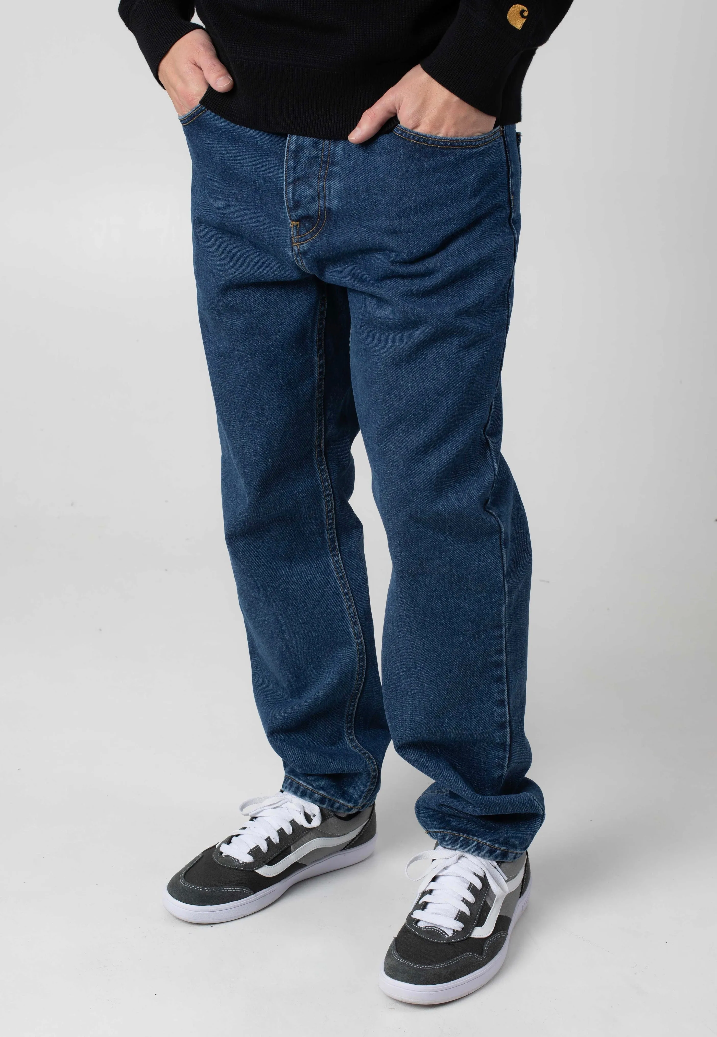 Carhartt WIP - Newel Stone Washed Blue - Pants