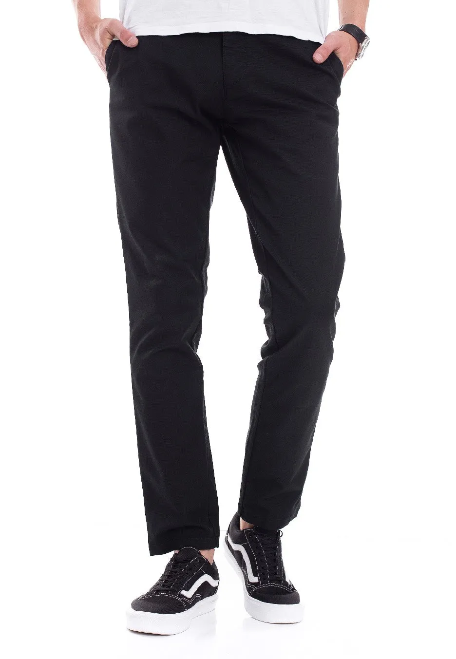Carhartt WIP - Sid Lamar Twill Black Rinsed - Pants