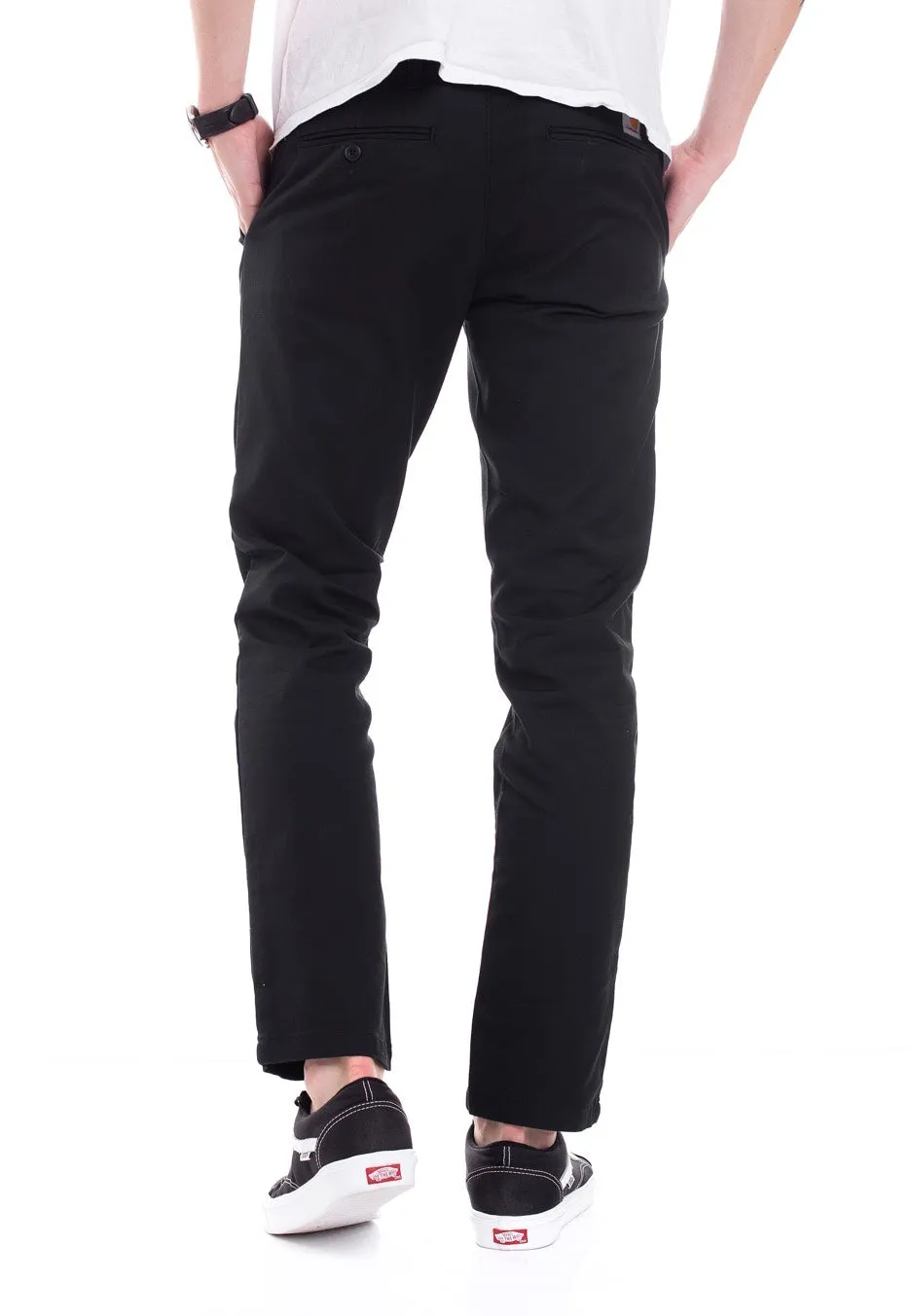 Carhartt WIP - Sid Lamar Twill Black Rinsed - Pants