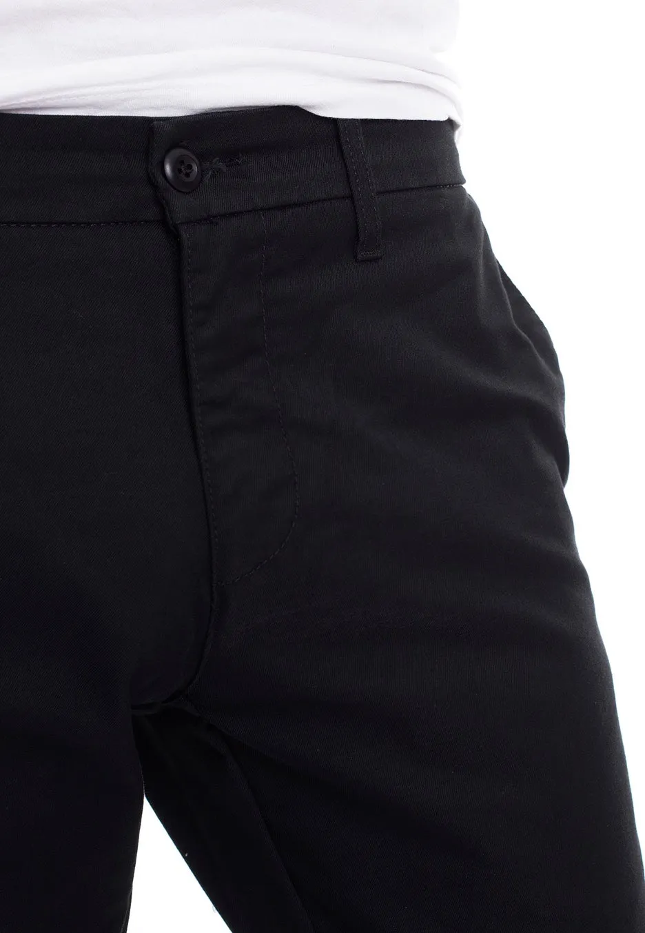 Carhartt WIP - Sid Lamar Twill Black Rinsed - Pants