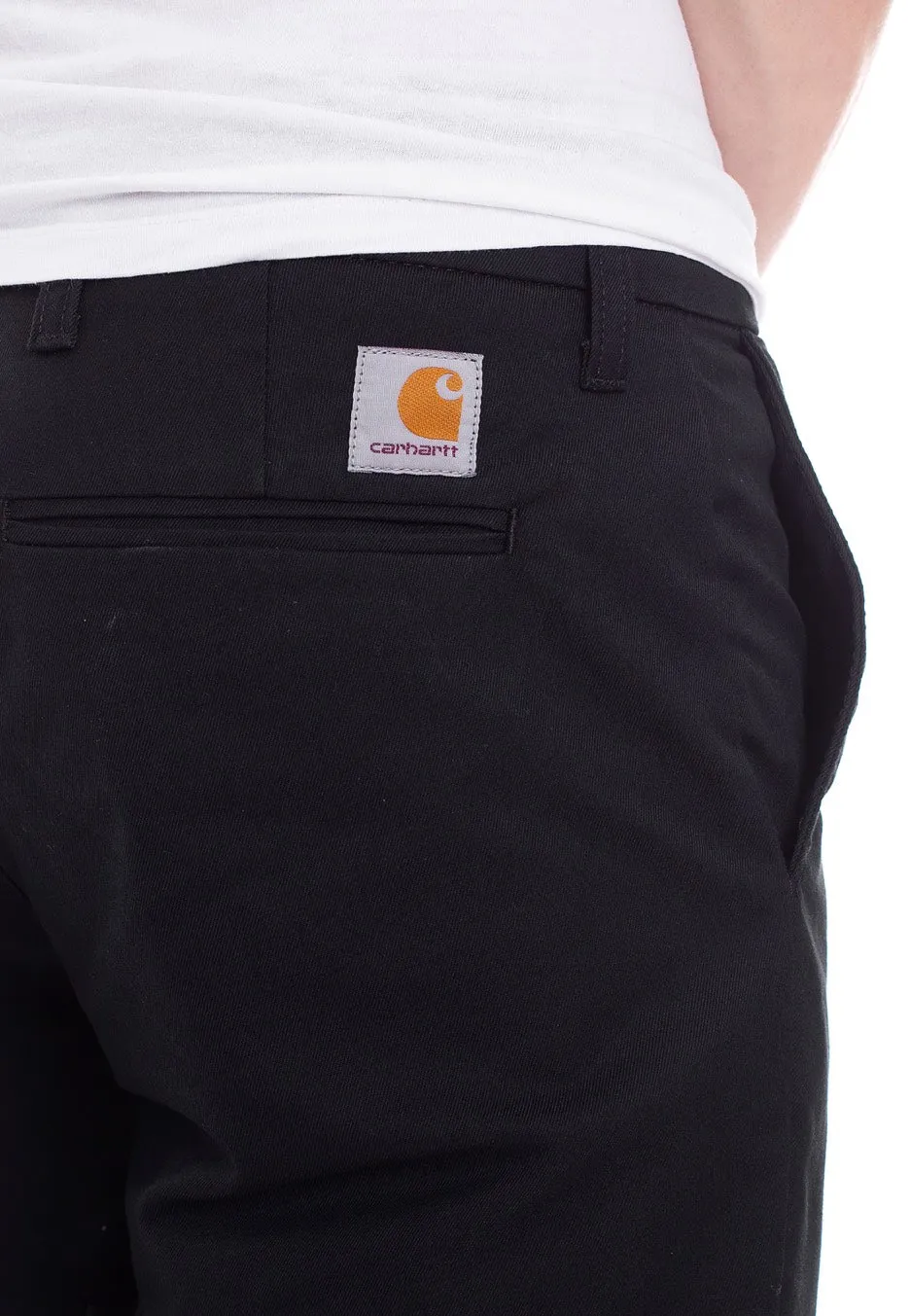 Carhartt WIP - Sid Lamar Twill Black Rinsed - Pants