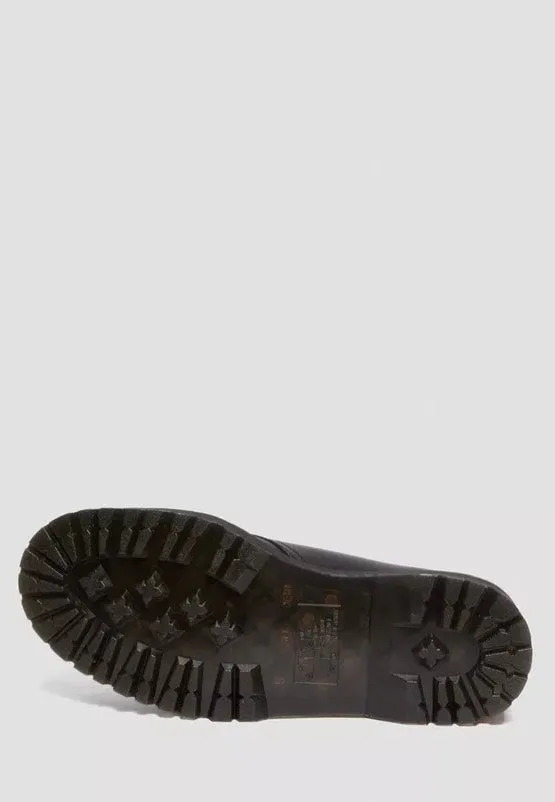 Dr. Martens - V 1461 Quad Mono Black Felix Rub Off - Girl Shoes