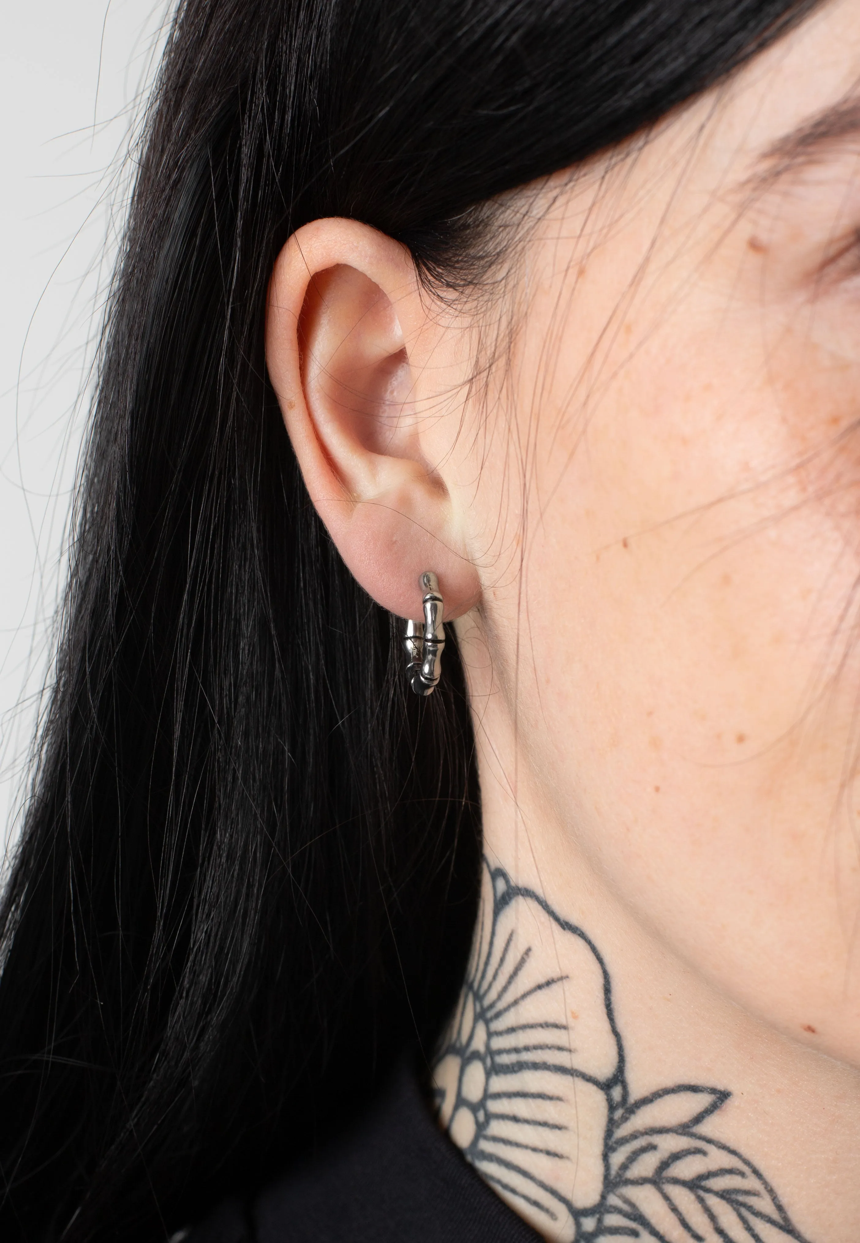 etNox - Knochen Silver - Earrings
