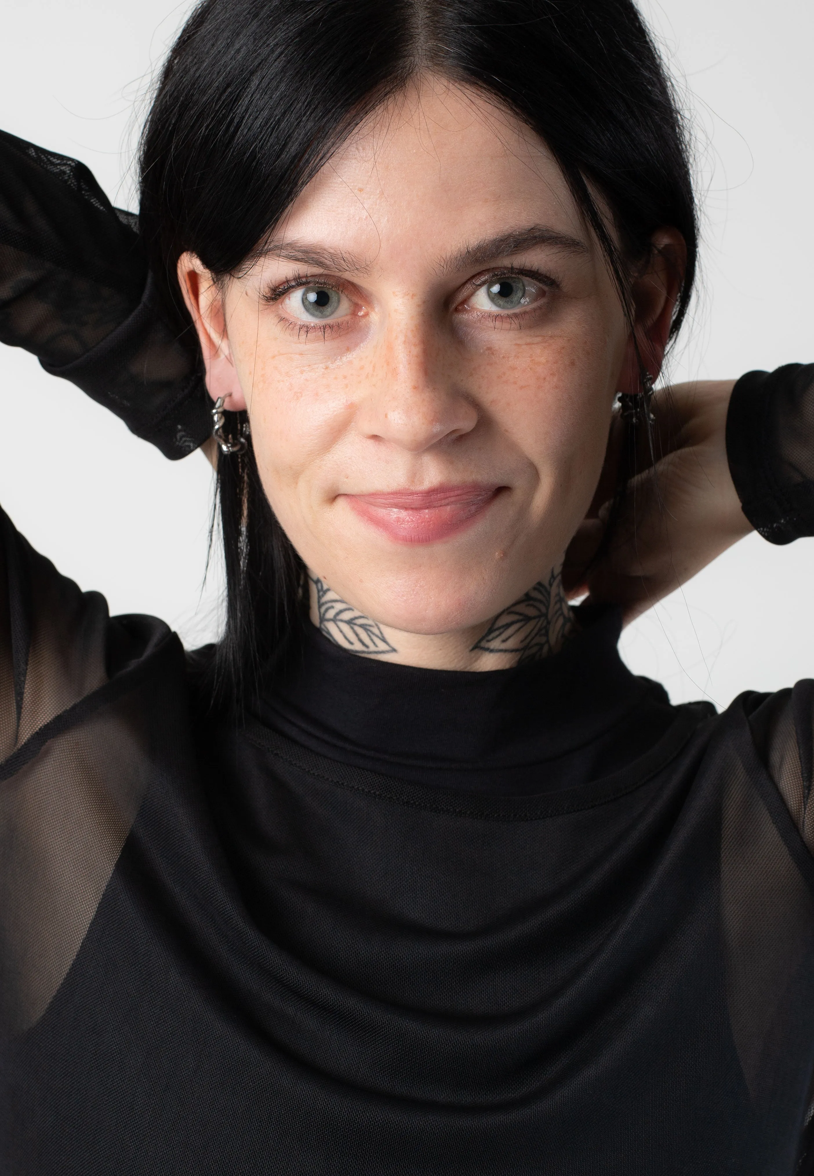 etNox - Schlange Kreole Silver - Earrings