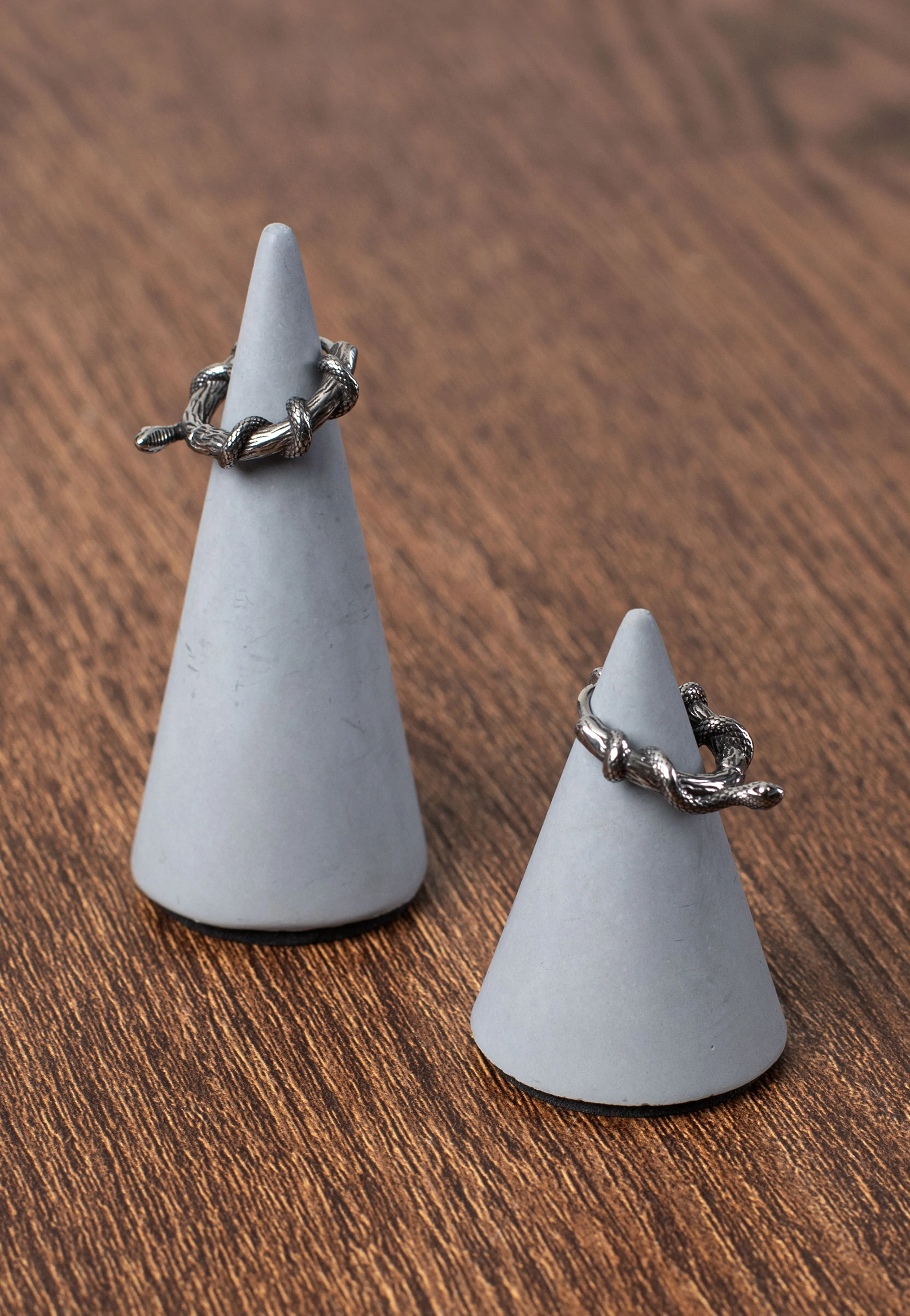 etNox - Schlange Kreole Silver - Earrings