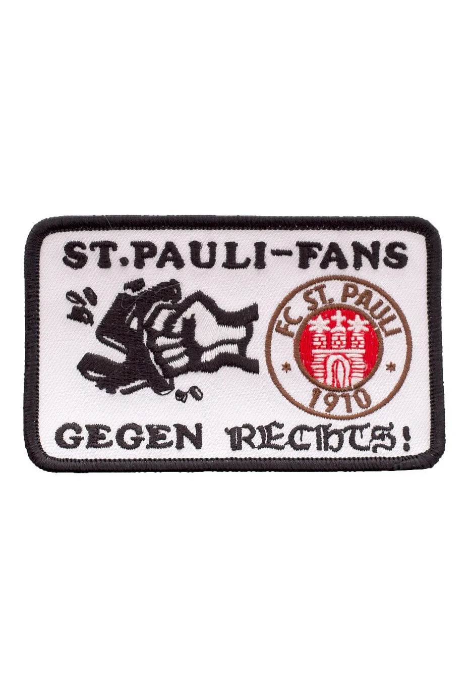 FC St. Pauli - Gegen Rechts - Patch