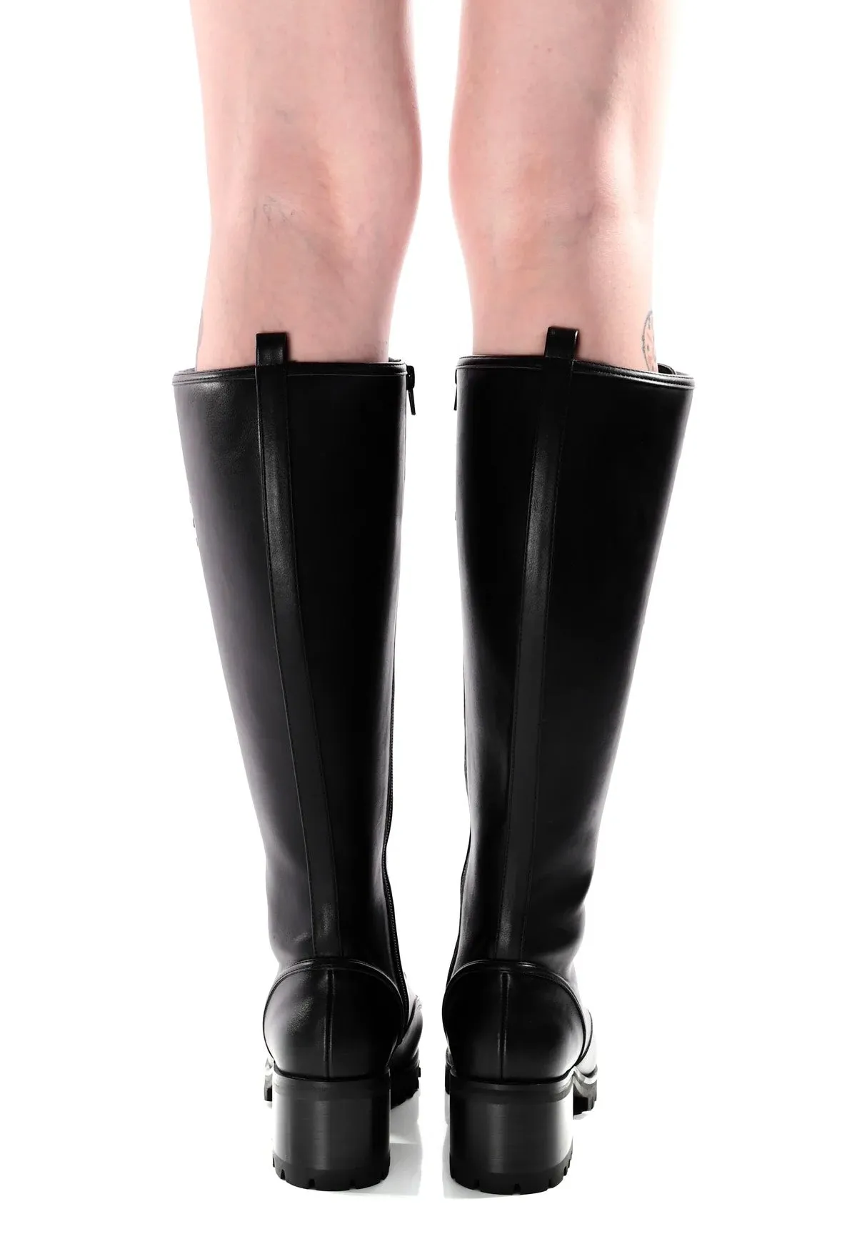 Foxblood - Essex High Black - Girl Shoes
