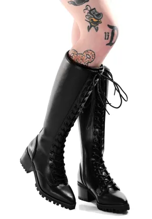 Foxblood - Essex High Black - Girl Shoes