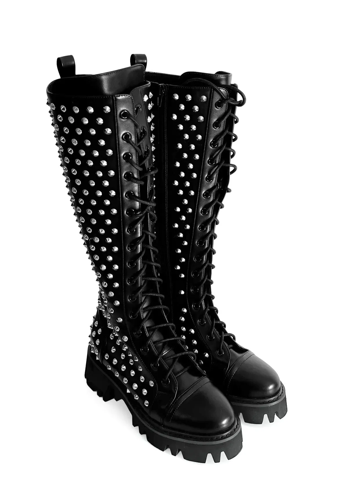 Foxblood - Kira Studded Black - Girl Shoes