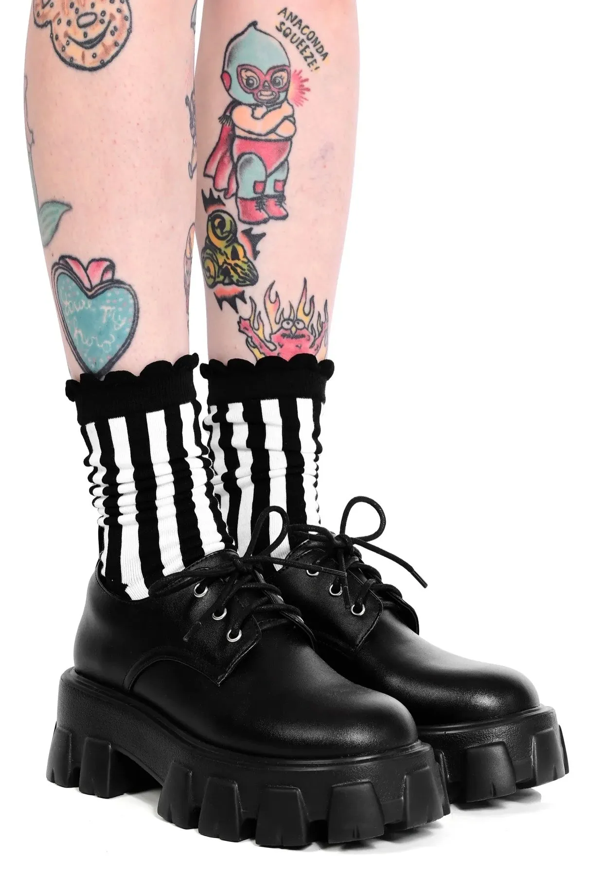Foxblood - Platform Oxford Black - Girl Shoes