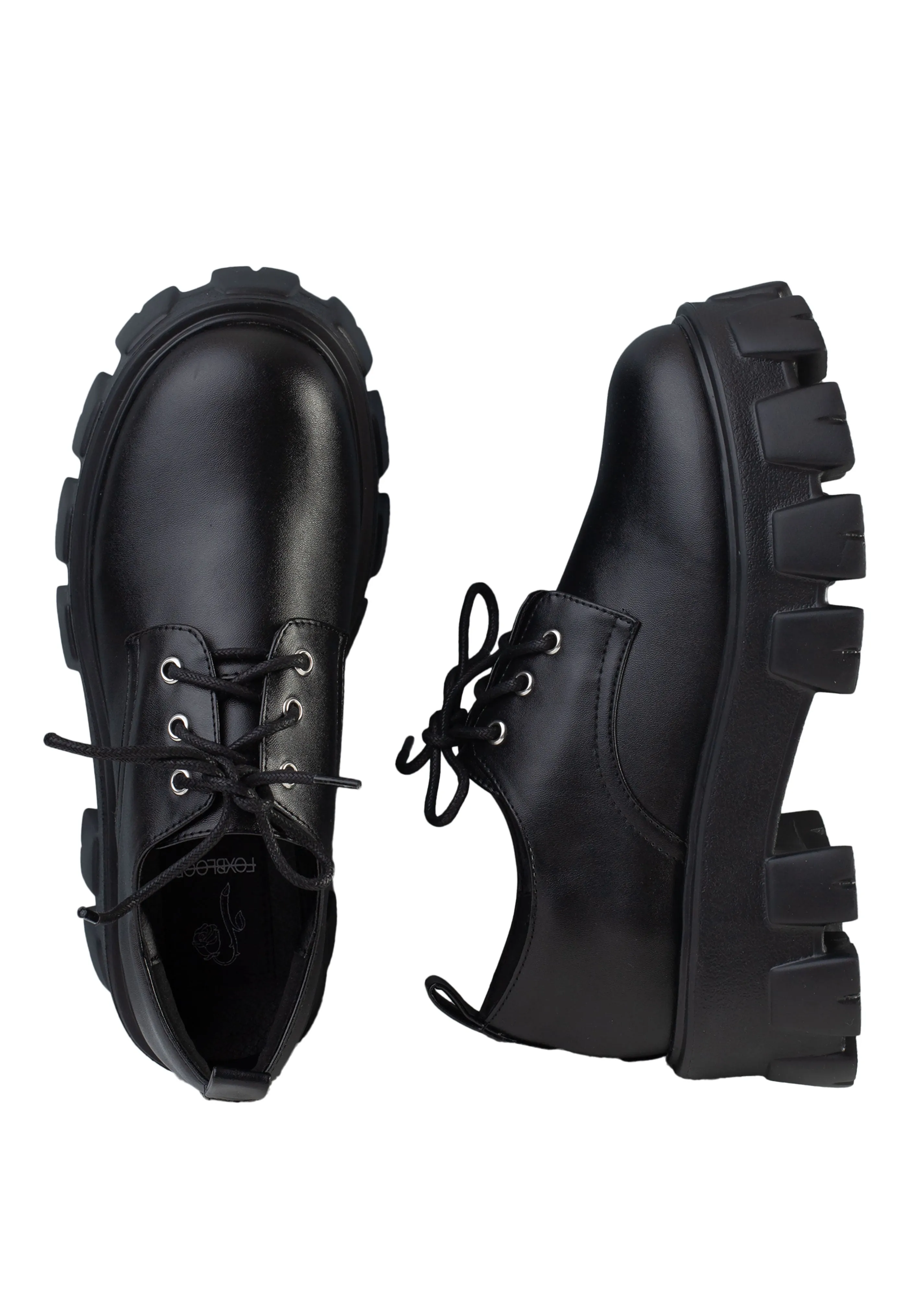 Foxblood - Platform Oxford Black - Girl Shoes