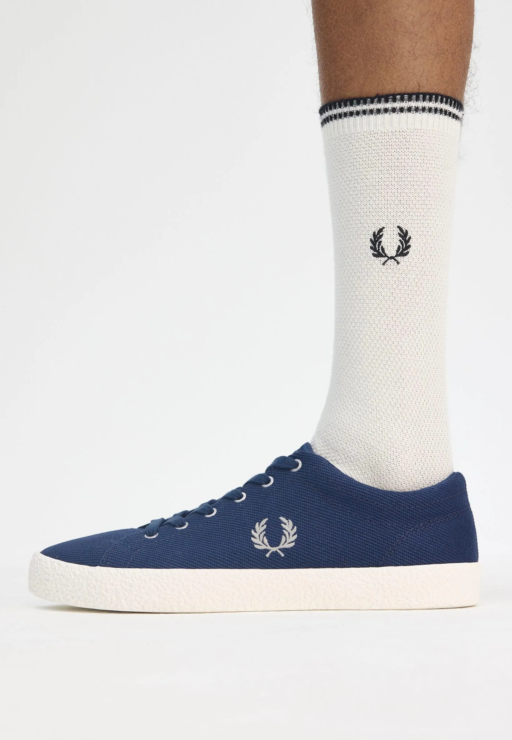 Fred Perry - Baseline Heavy Twill Tennis Blue - Shoes