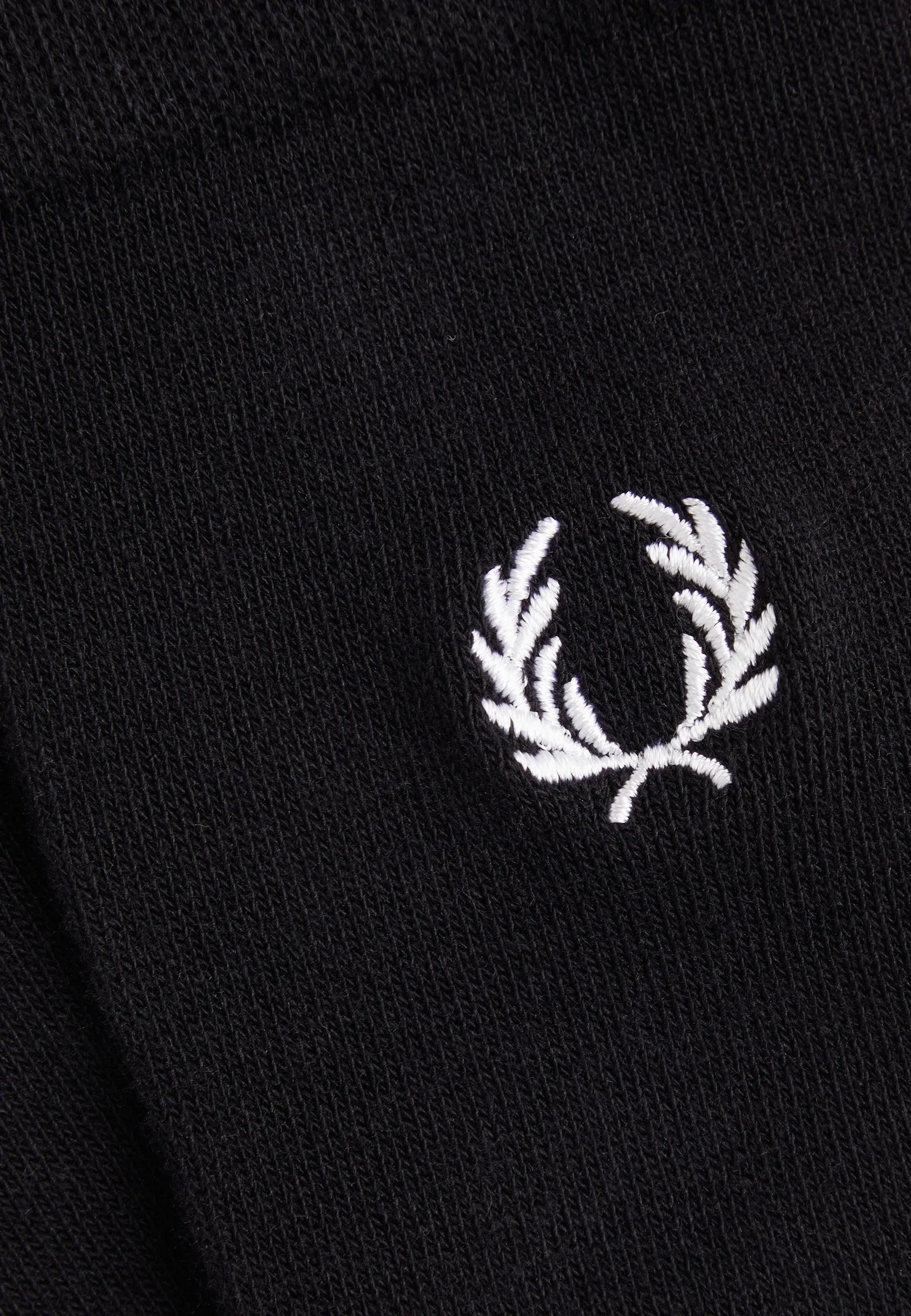 Fred Perry - Classic Laurel Wreath Black/Snowwhite - Socks