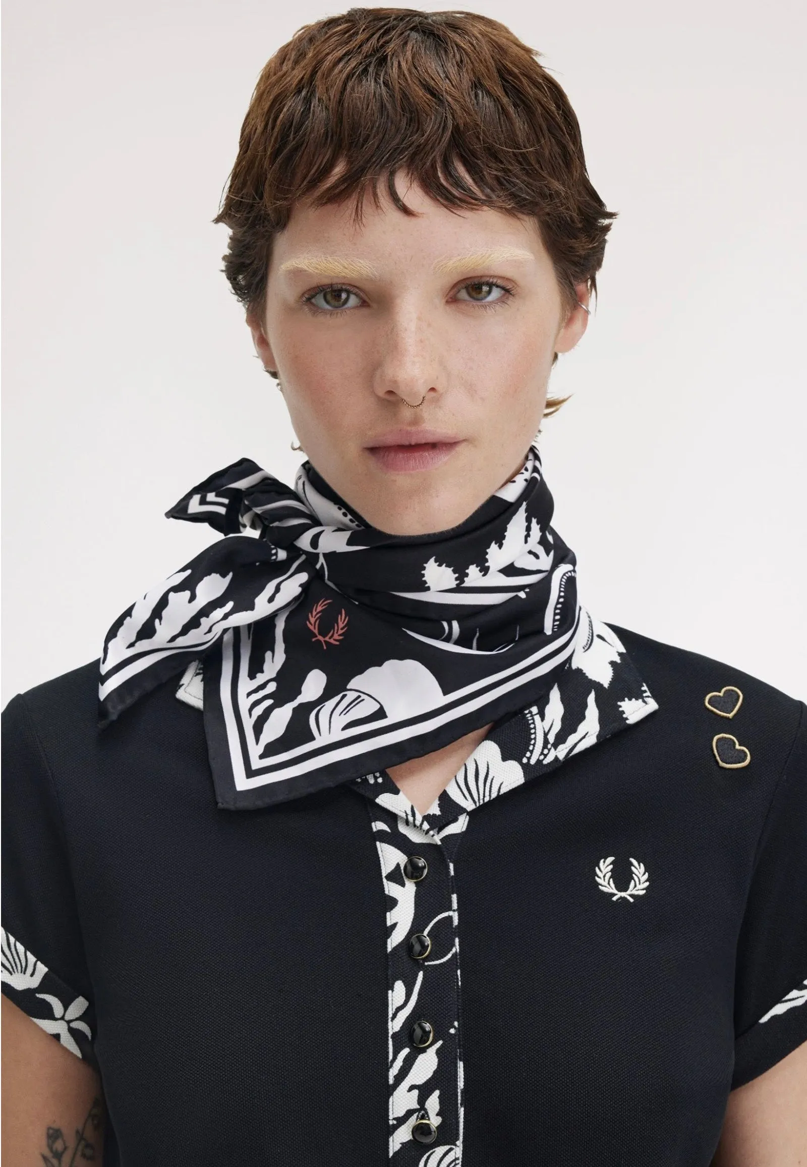 Fred Perry x Amy Winehouse - Amy Black - Scarf