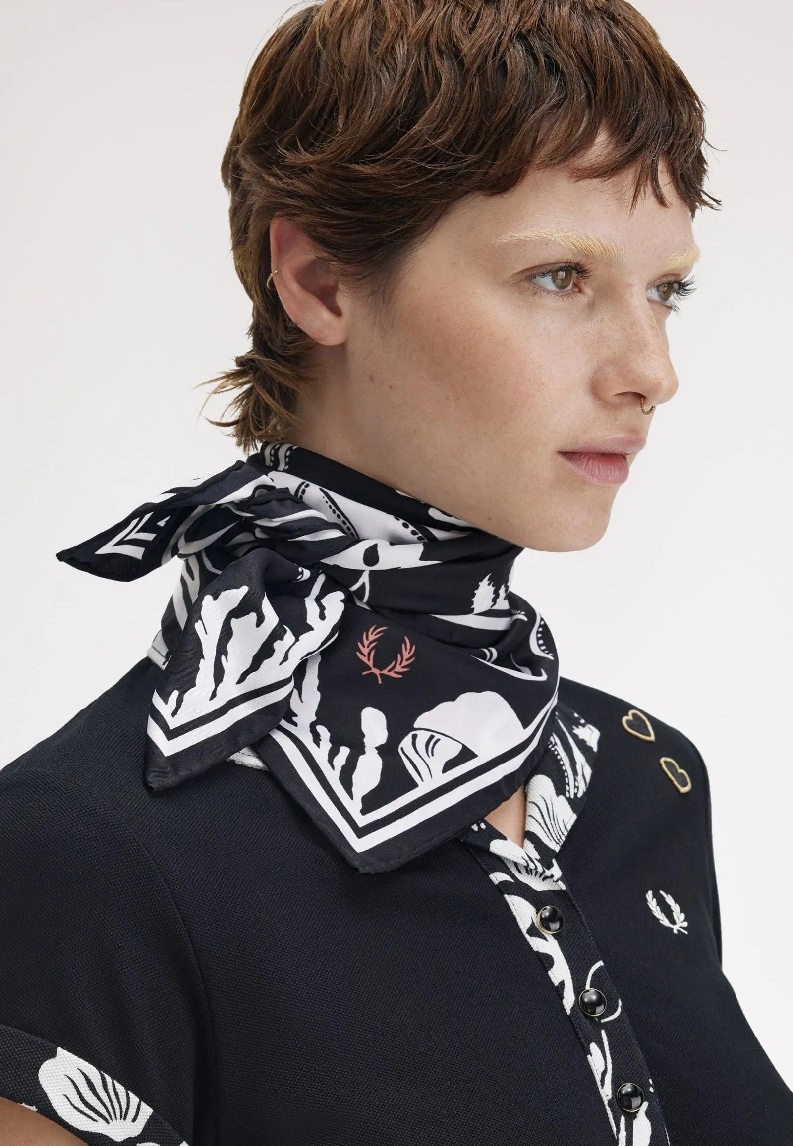 Fred Perry x Amy Winehouse - Amy Black - Scarf