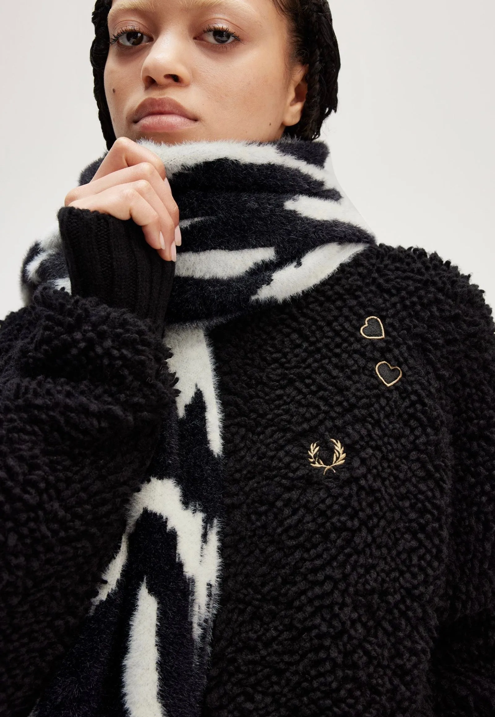 Fred Perry x Amy Winehouse - Amy Ecru - Scarf