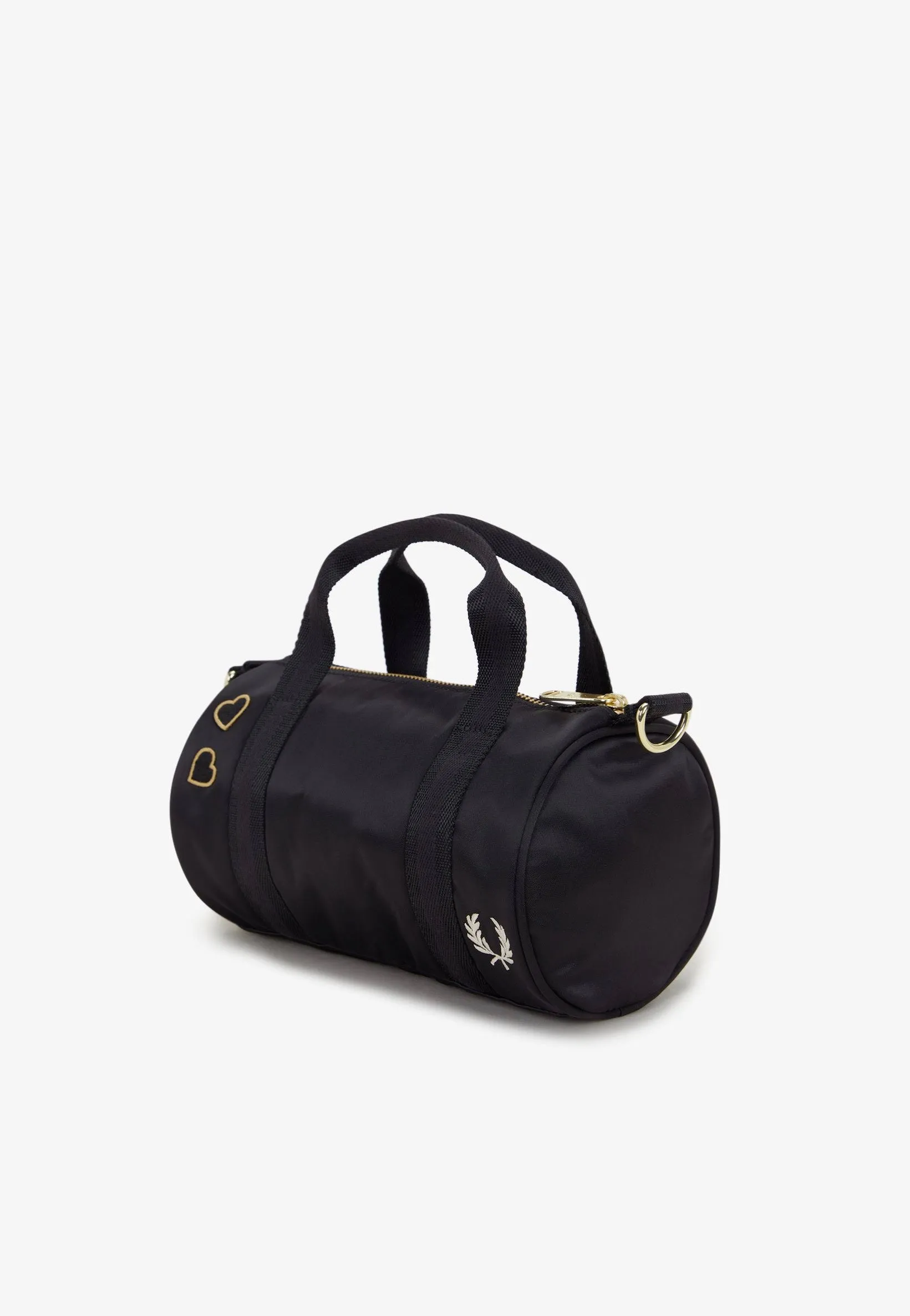 Fred Perry x Amy Winehouse - Amy Mini Satin Barrel Black - Dufflebag