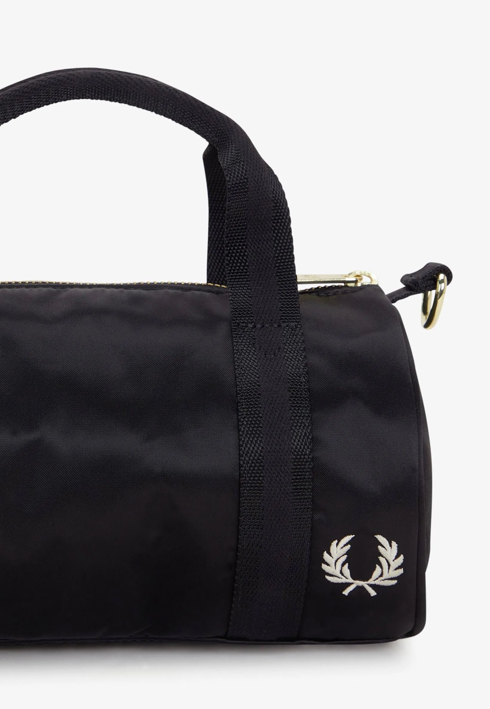 Fred Perry x Amy Winehouse - Amy Mini Satin Barrel Black - Dufflebag