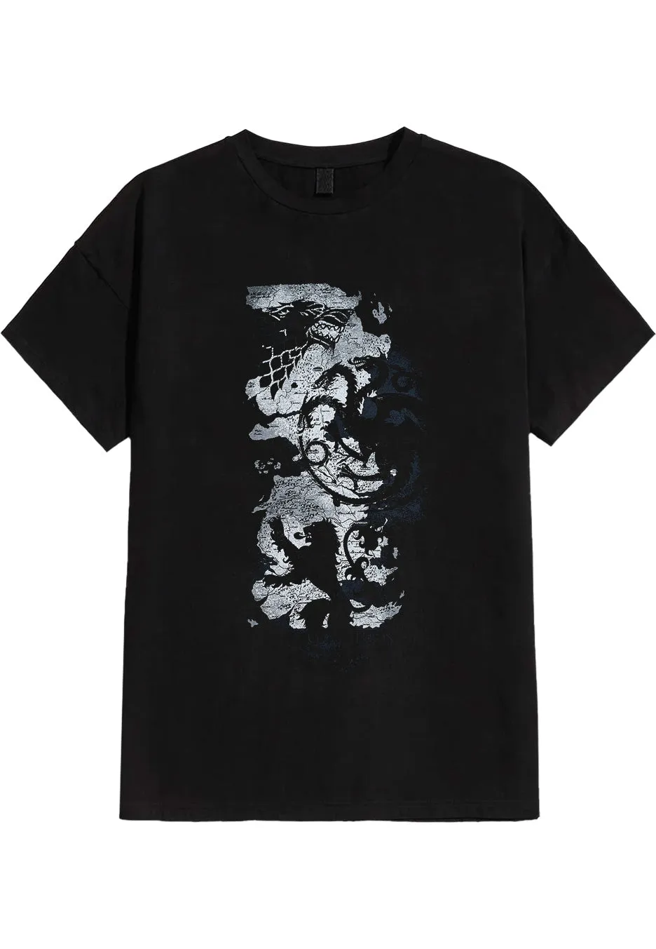 Game Of Thrones - Map - T-Shirt