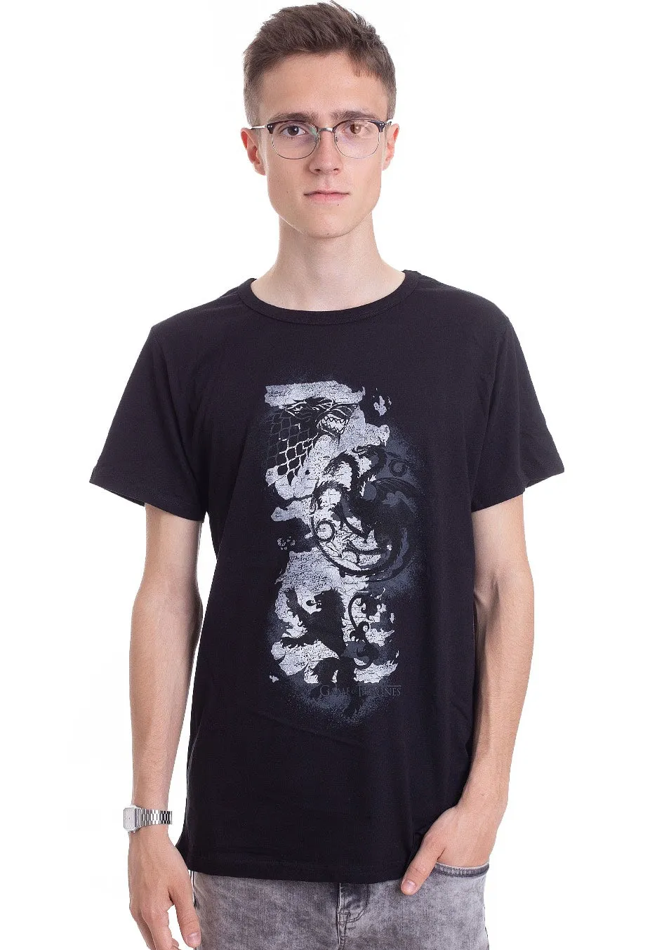 Game Of Thrones - Map - T-Shirt