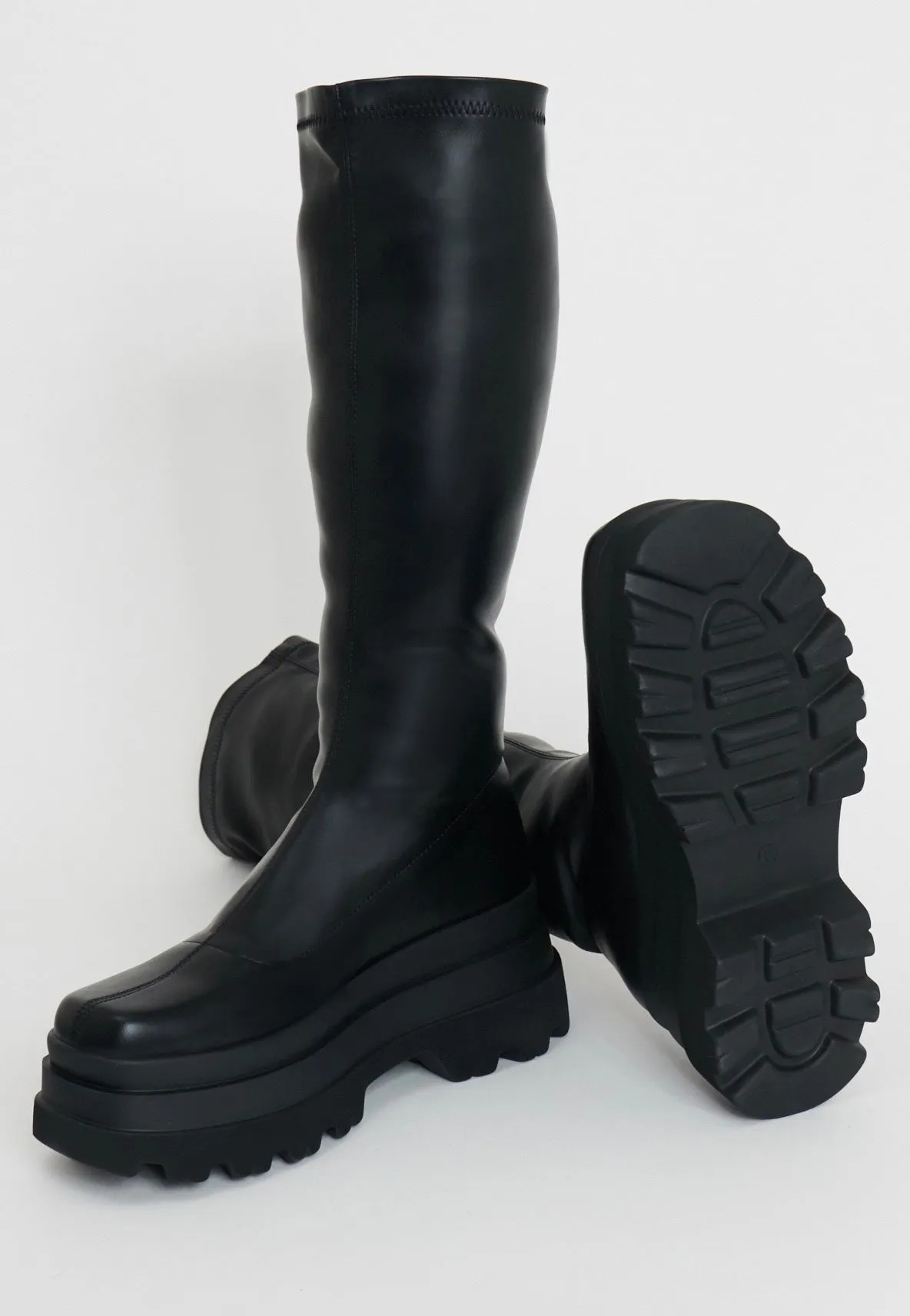 Koi Footwear - Tolan Trident Knee High Black - Girl Shoes