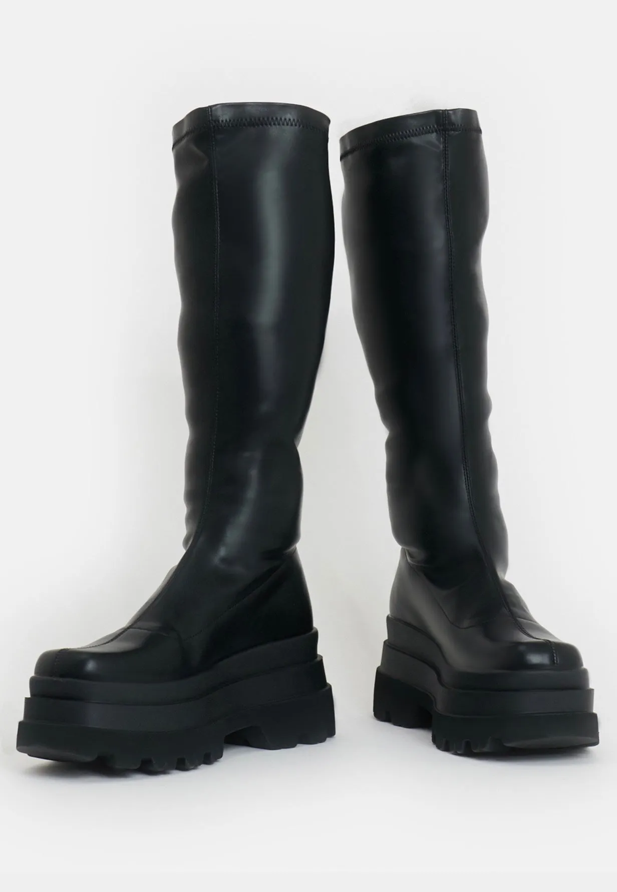 Koi Footwear - Tolan Trident Knee High Black - Girl Shoes