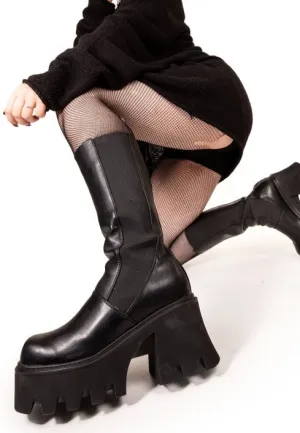 Lamoda - Tear Em' Up Chunky Black - Girl Shoes