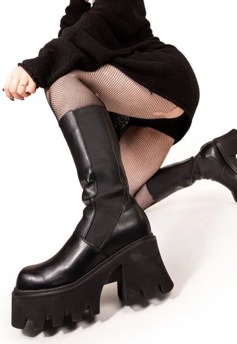 Lamoda - Tear Em' Up Chunky Black - Girl Shoes